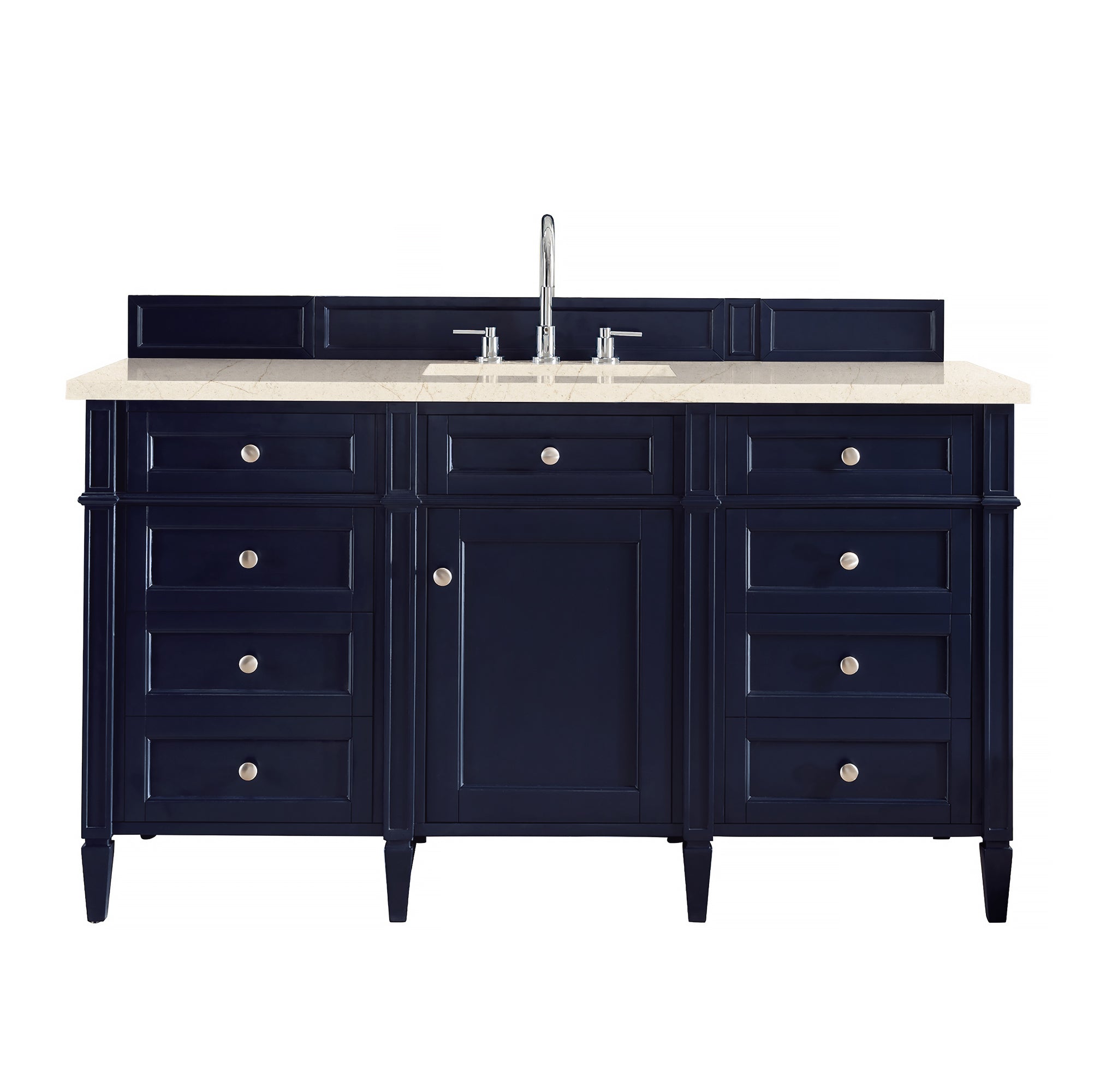 James Martin Brittany 60" Single Vanity Set - Victory Blue by James Martin Vanities
