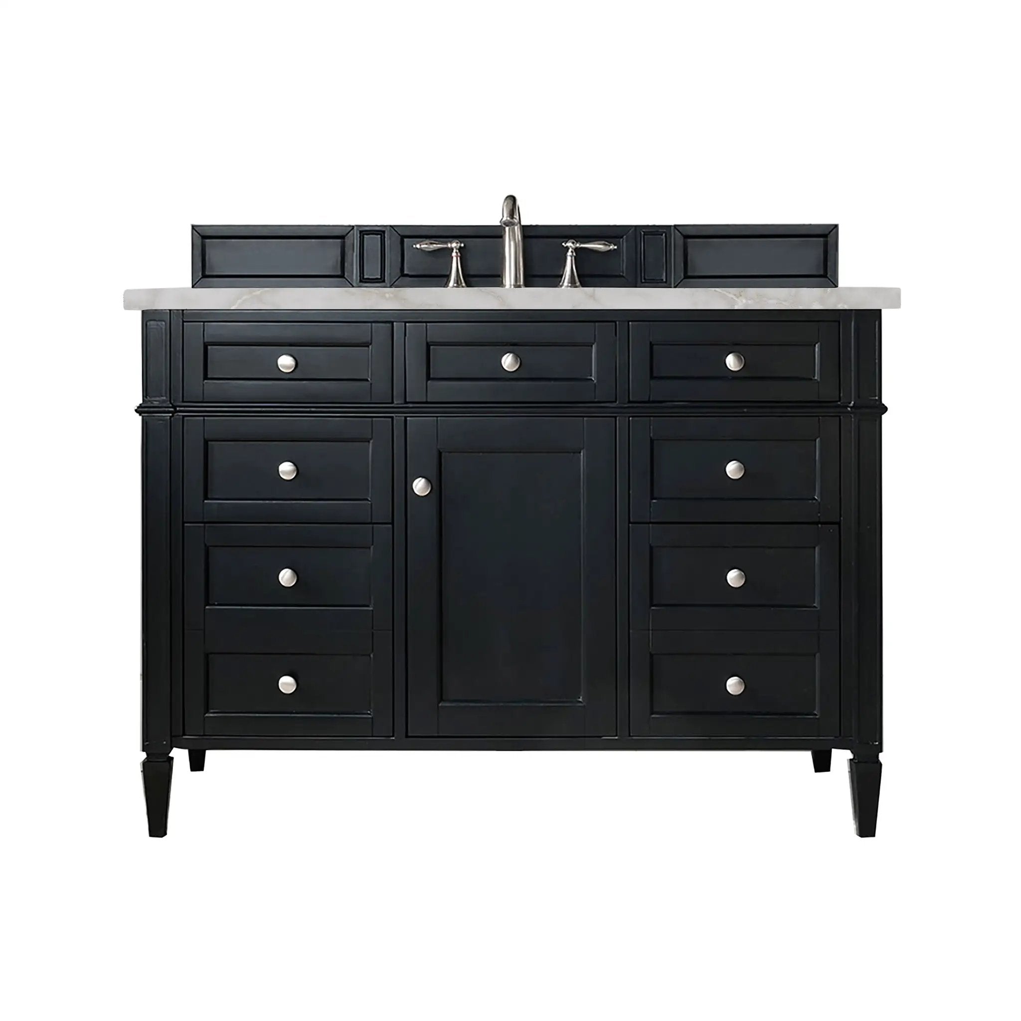 James Martin Brittany 48" Single Vanity Set - Black Onyx by James Martin Vanities