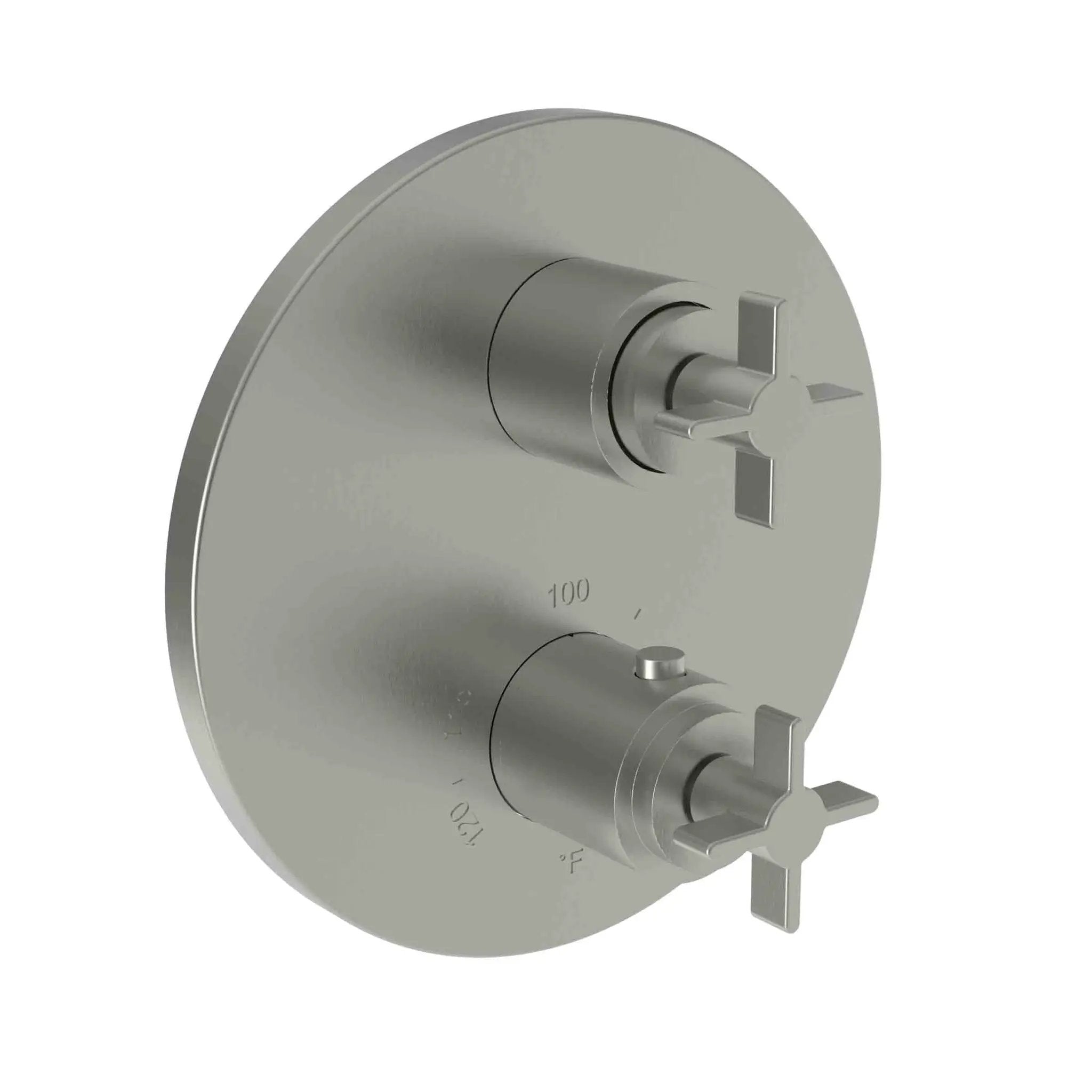 Newport Brass Tolmin 1/2" Round Thermostatic Trim Plate with Handle by Newport Brass