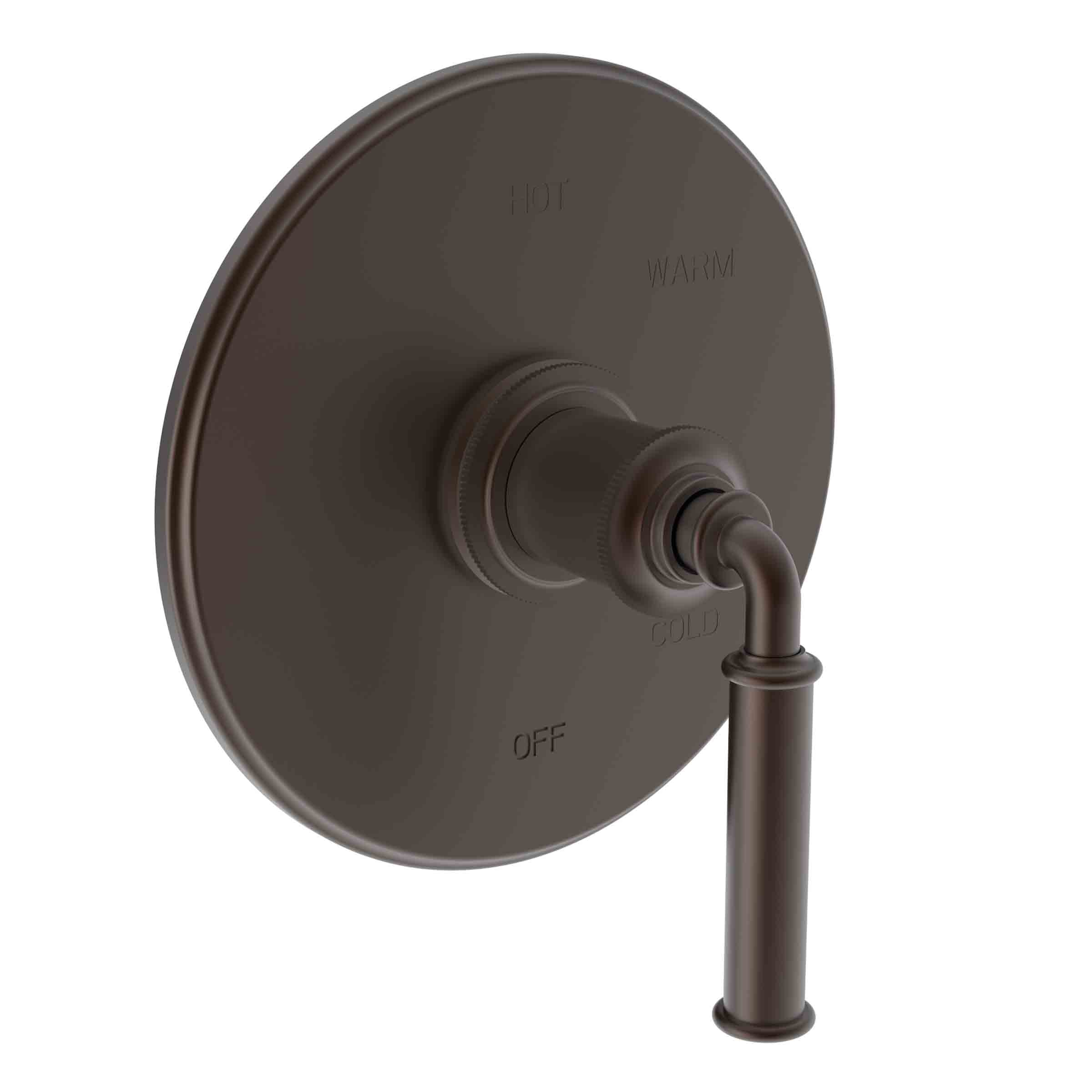 Newport Brass Taft Balanced Pressure Shower Trim Plate with Handle. Less showerhead, arm and flange.