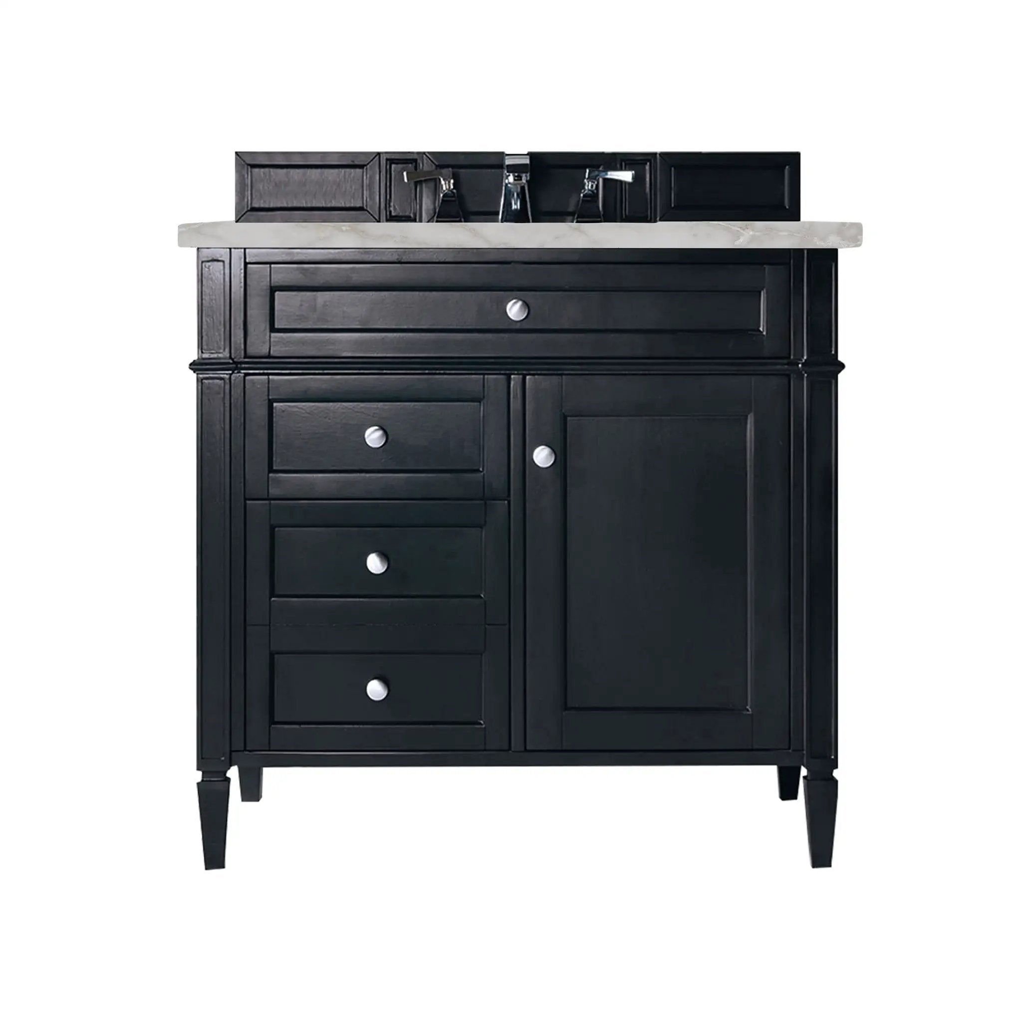 James Martin Brittany 36" Single Vanity Set - Black Onyx by James Martin Vanities