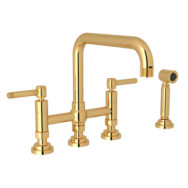 Rohl Campo Bridge Kitchen Faucet with Side Spray