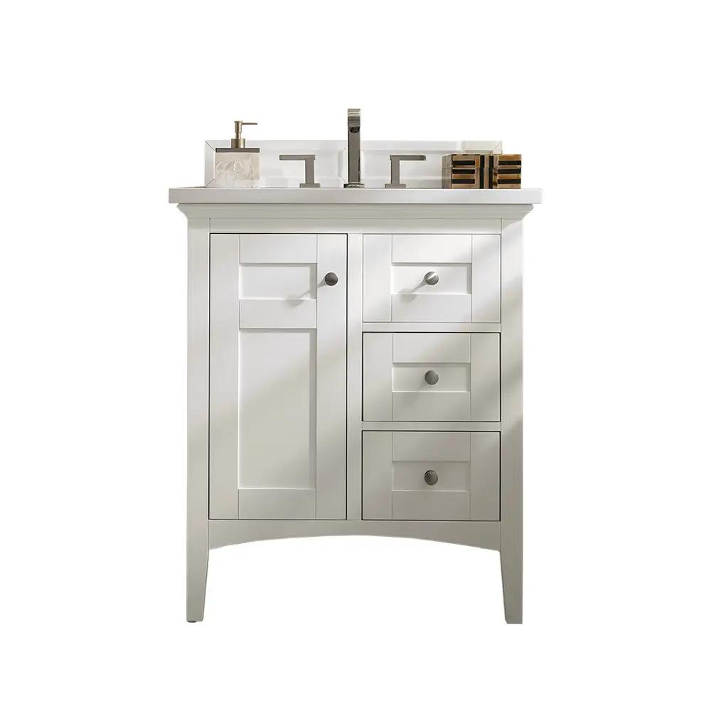 James Martin Palisades 30" Single Vanity Set - Bright White by James Martin Vanities