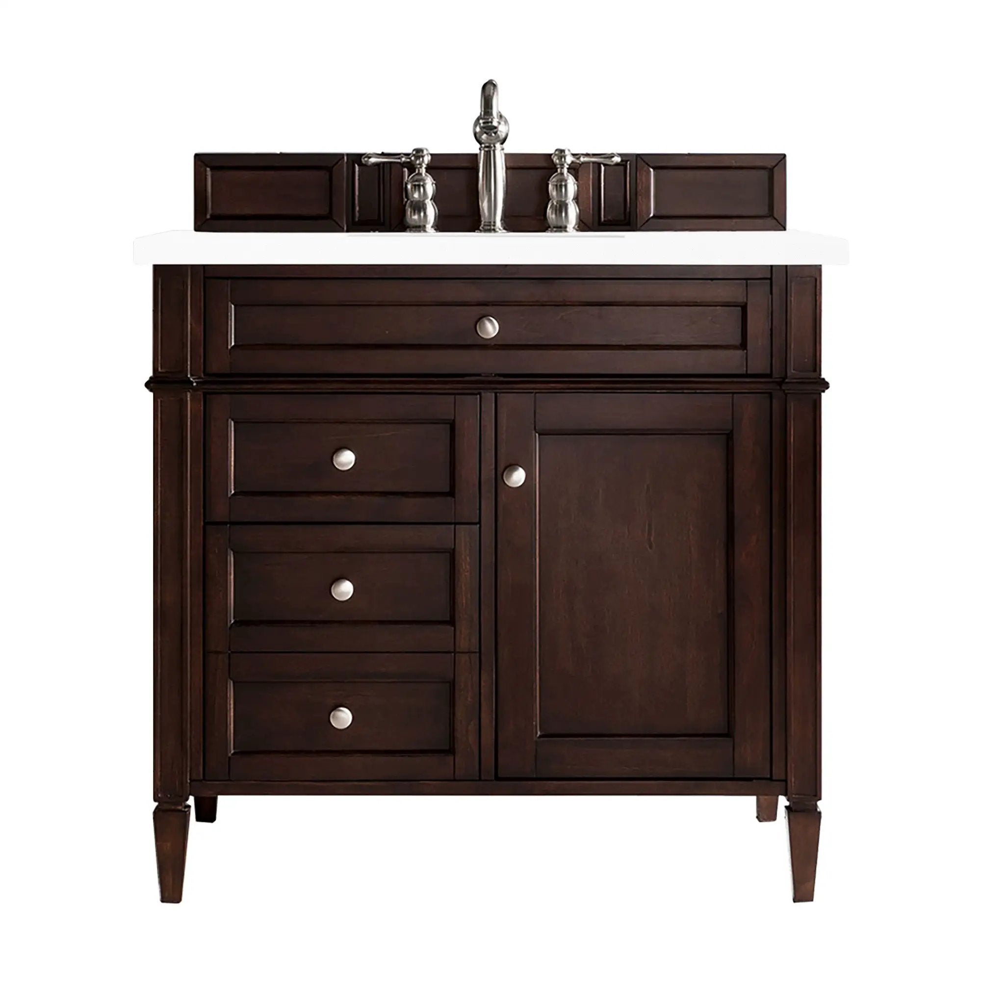 James Martin Brittany 36" Single Vanity Set - Burnished Mahogany by James Martin Vanities