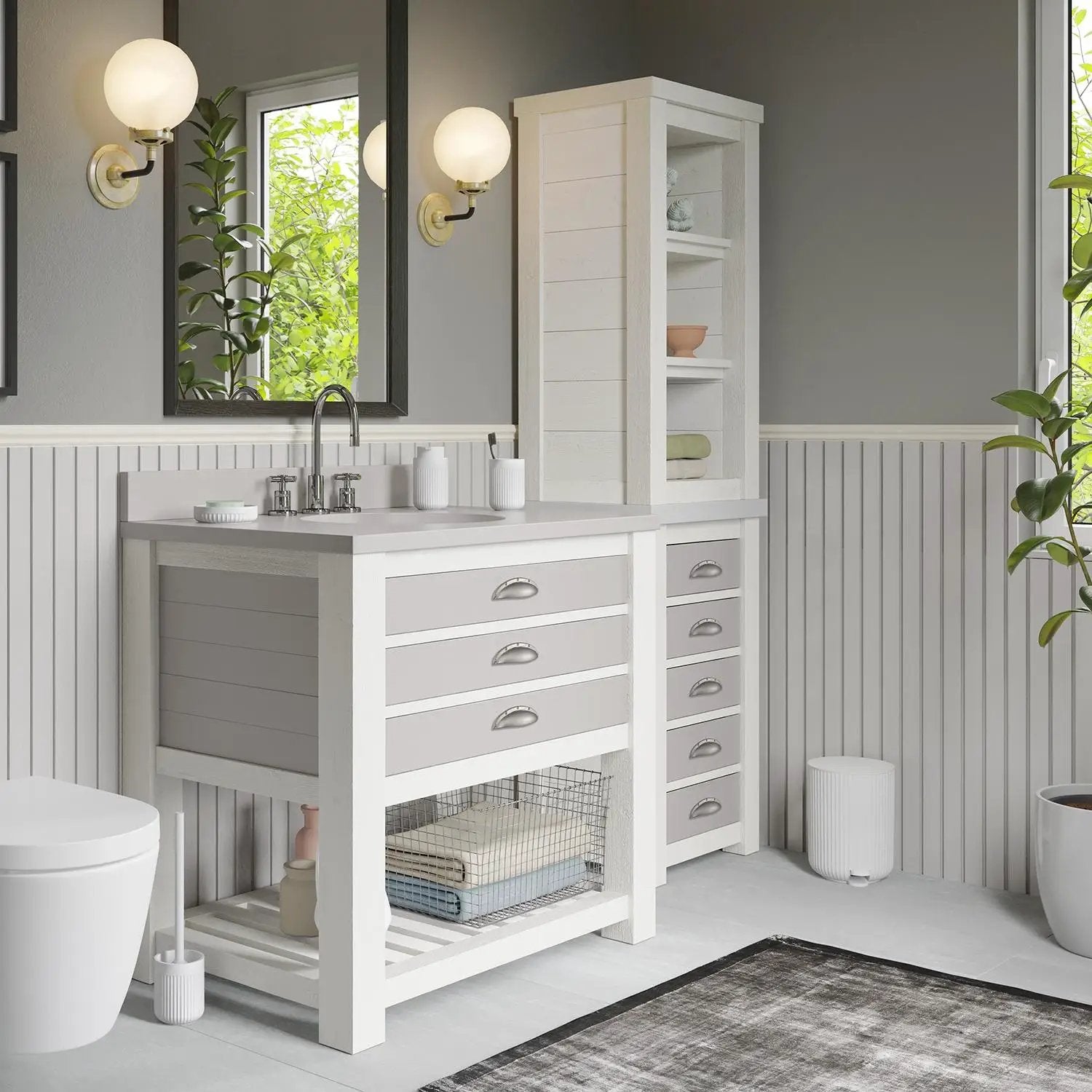 white tumbler