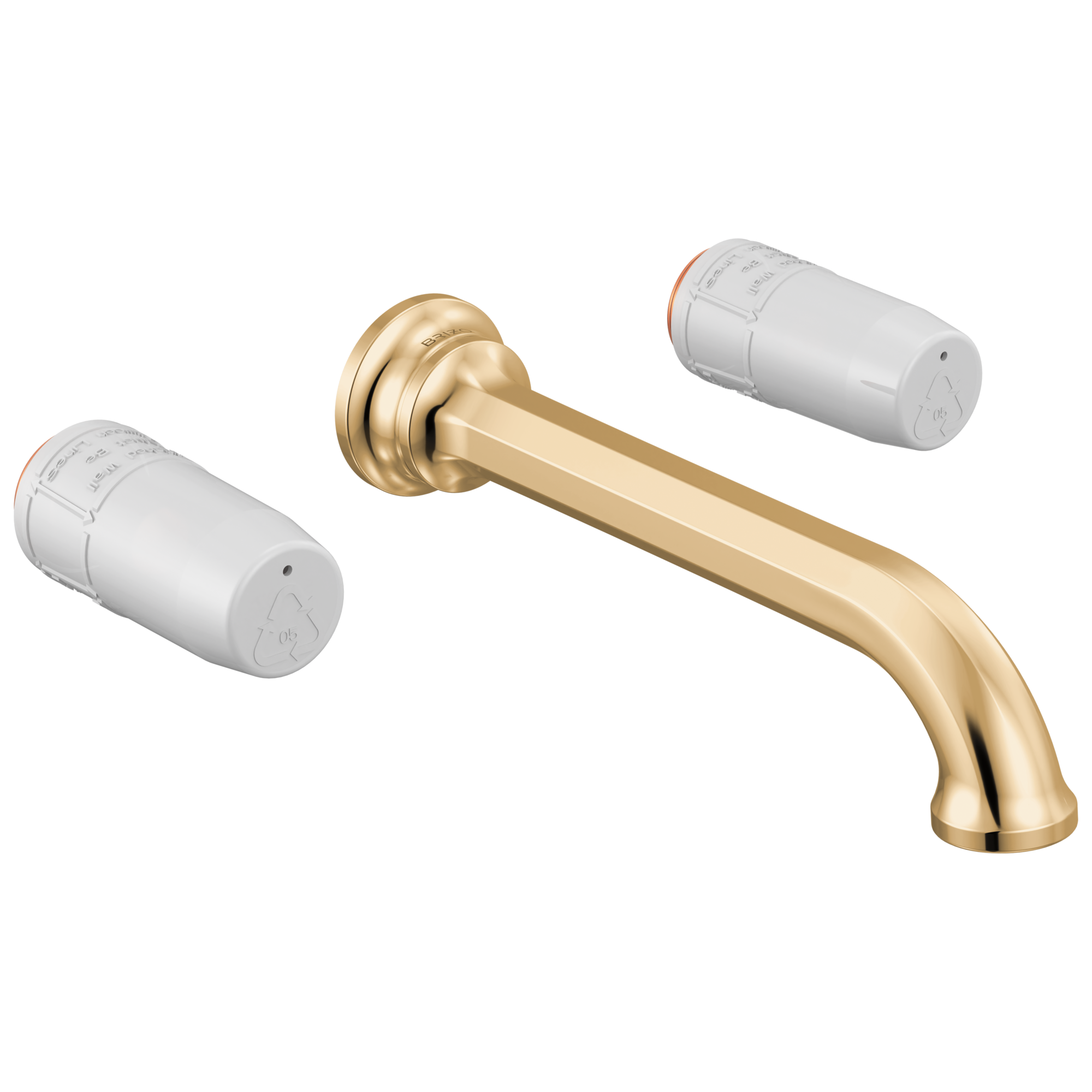 Brizo Beauclere Two-Handle Wall Mount Lavatory Faucet - Less Handles 1.2 GPM by Brizo