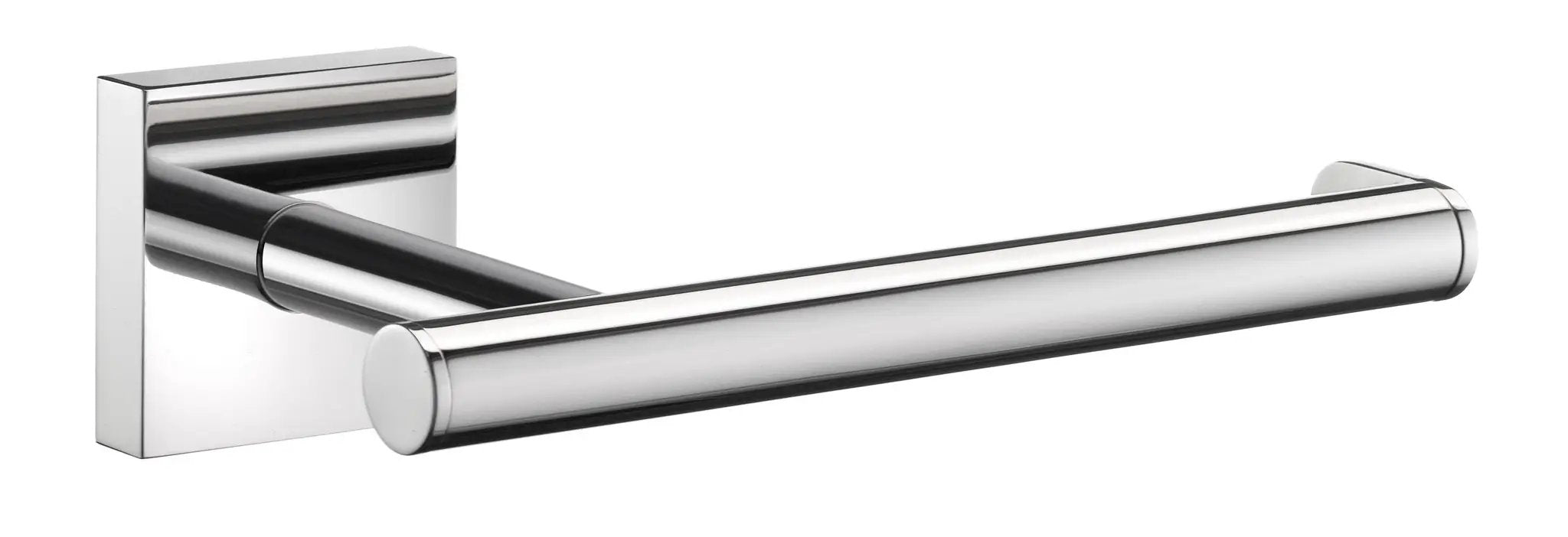 polished chrome toilet roll holder