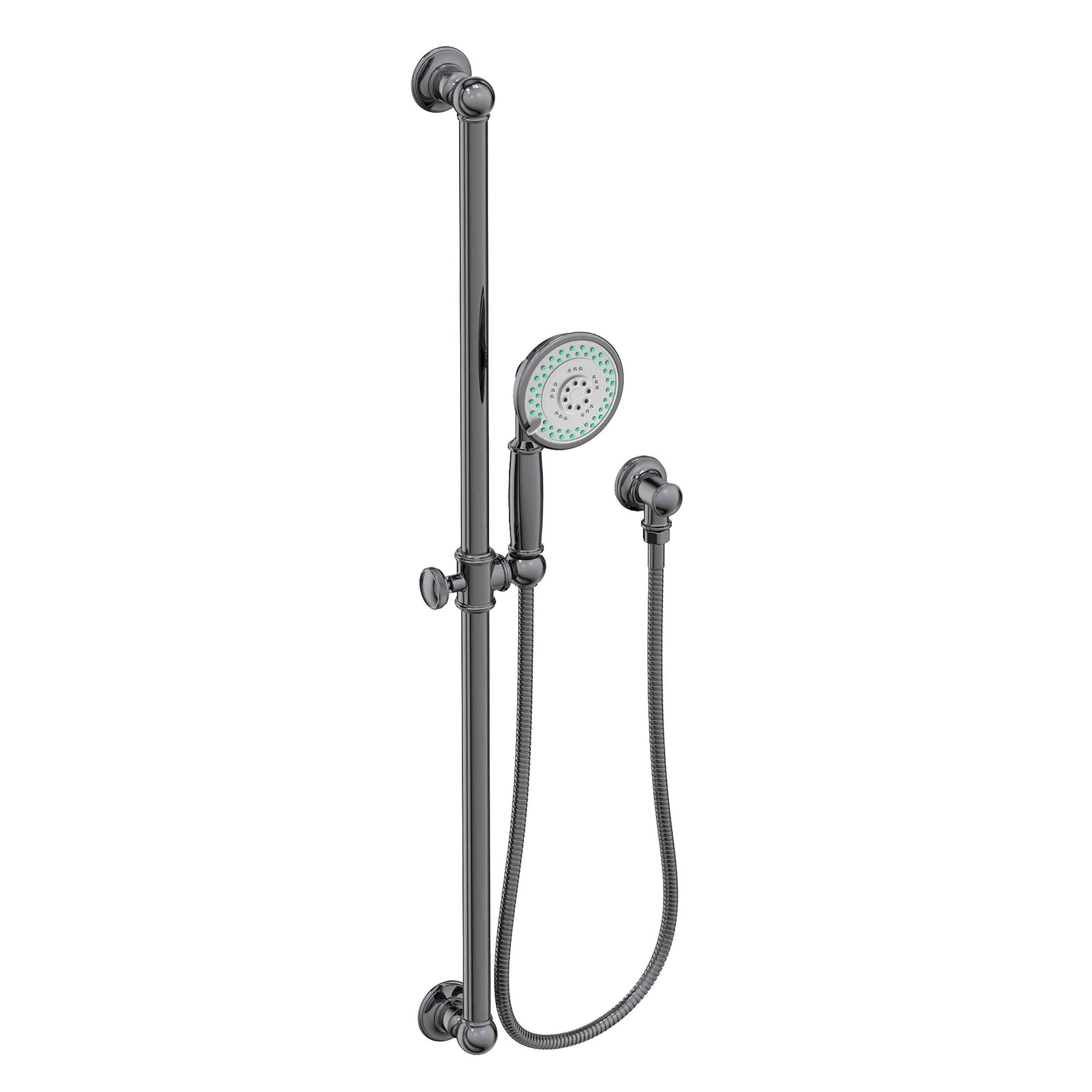 Newport Brass Tub & Shower Slide Bar with Single Function Hand Shower Set