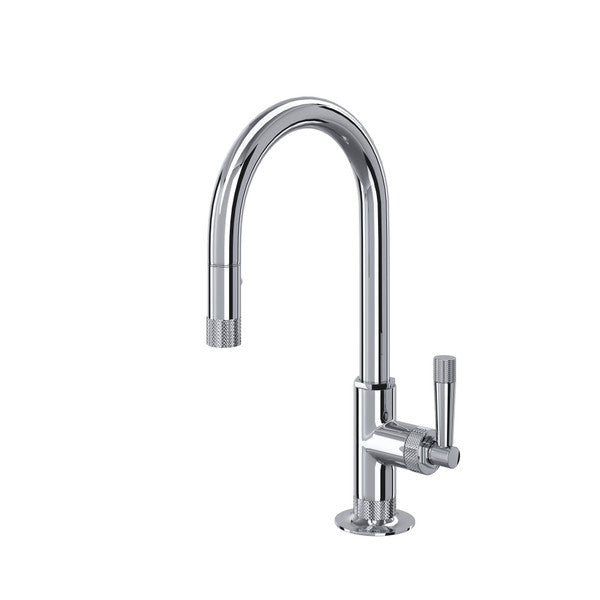 Rohl Graceline Pull-Down Bar/Food Prep Kitchen Faucet with C-Spout