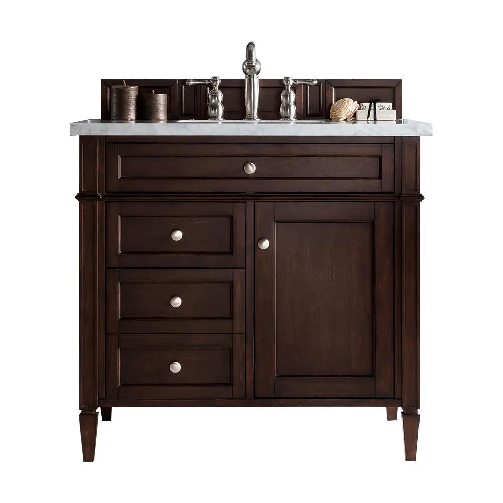 James Martin Brittany 36" Single Vanity Set - Burnished Mahogany by James Martin Vanities