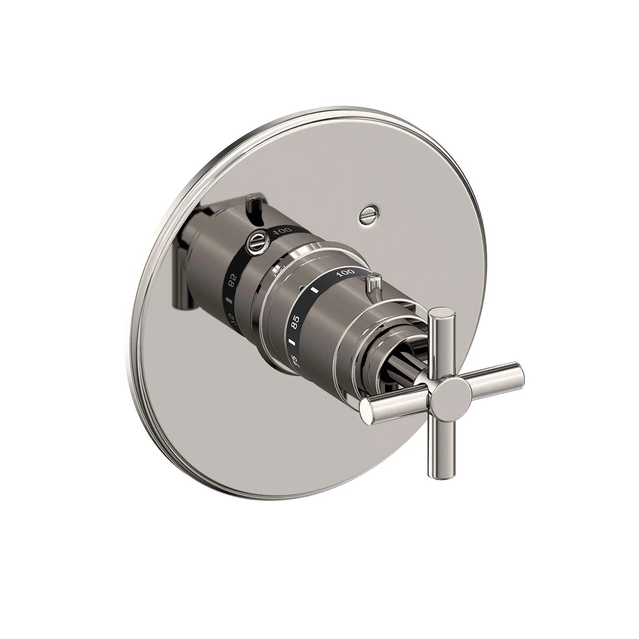 Newport Brass East Linear 3/4" Round Thermostatic Trim Plate with Handle by Newport Brass