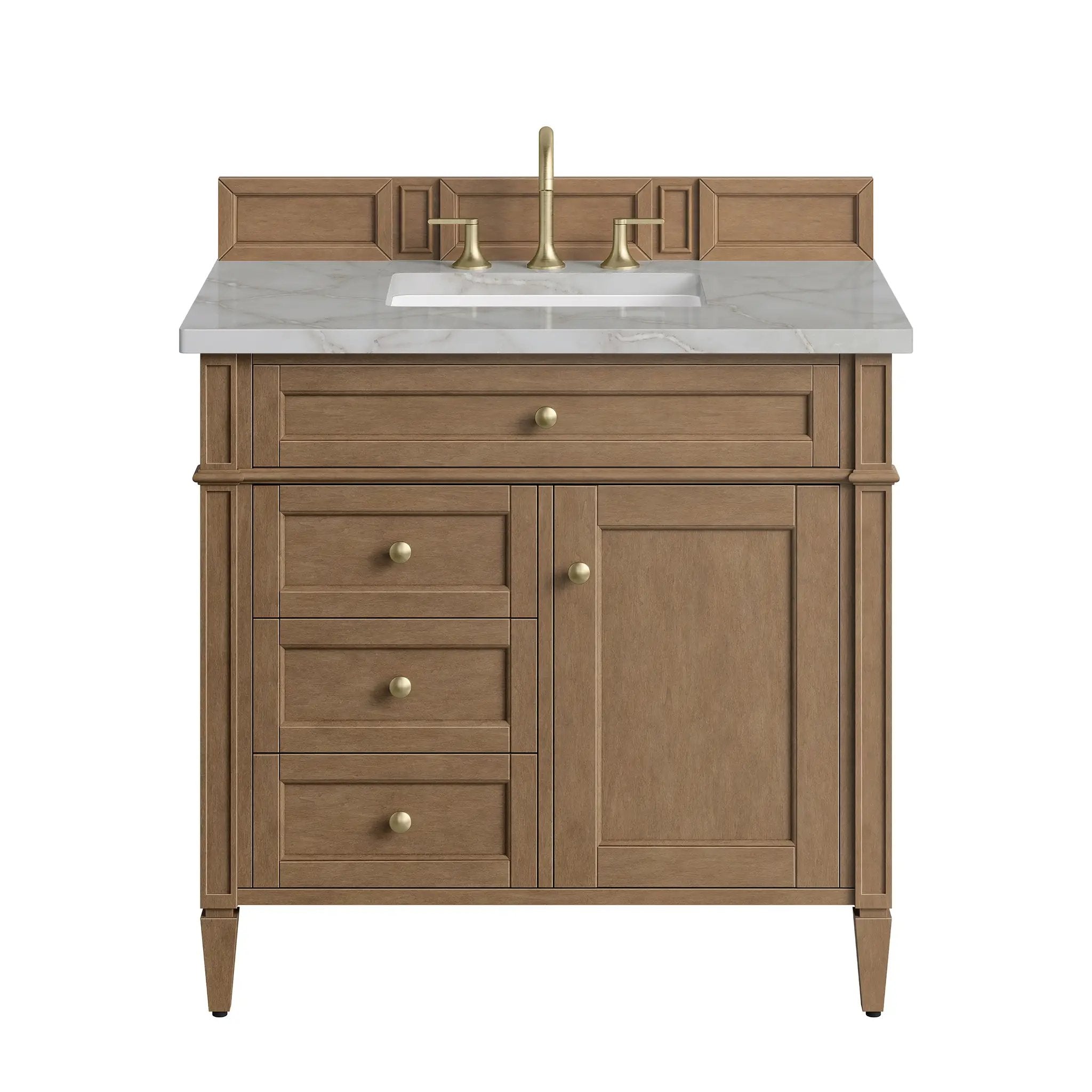 James Martin Brittany 36" Single Vanity Set - Pecan by James Martin Vanities