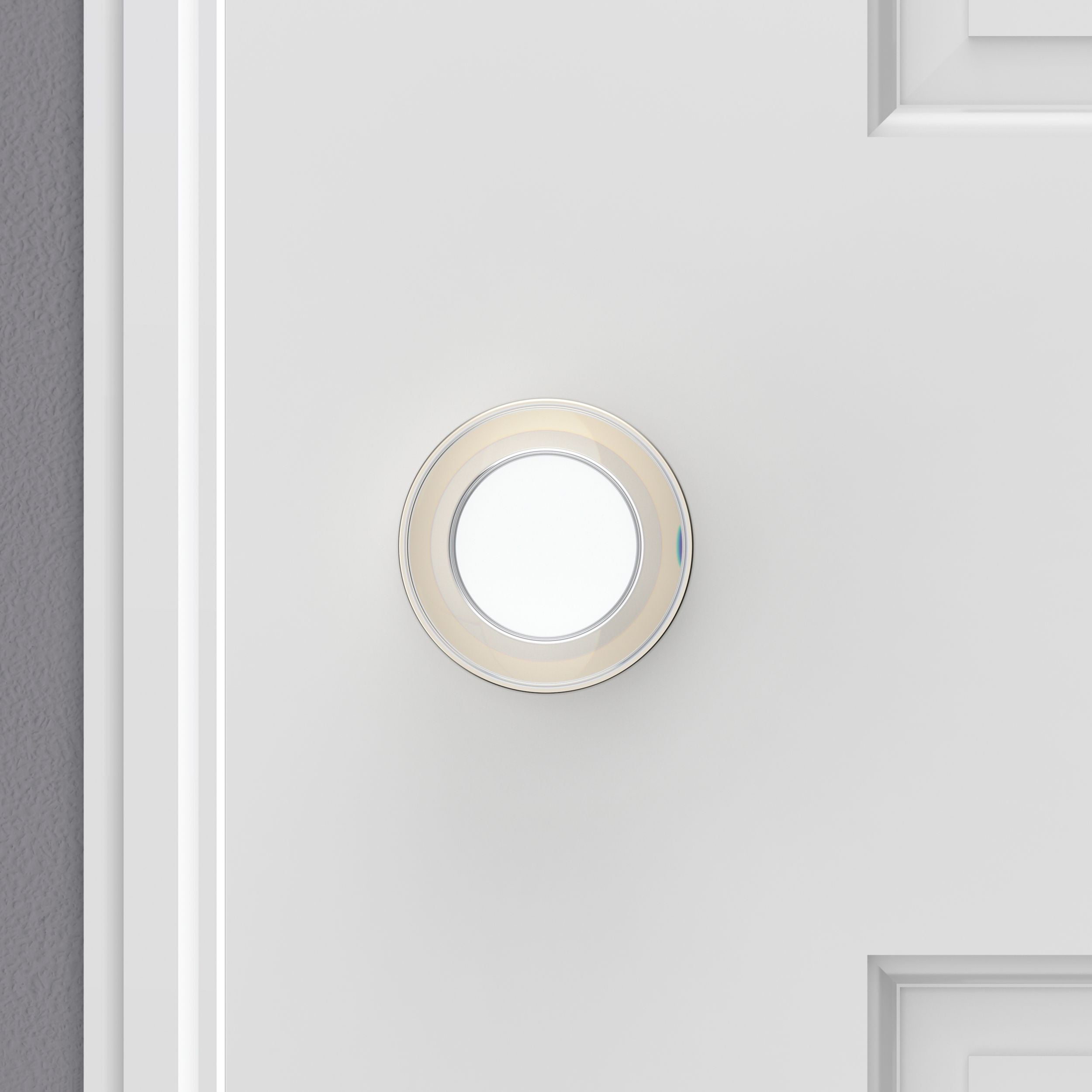 polished nickel door knob