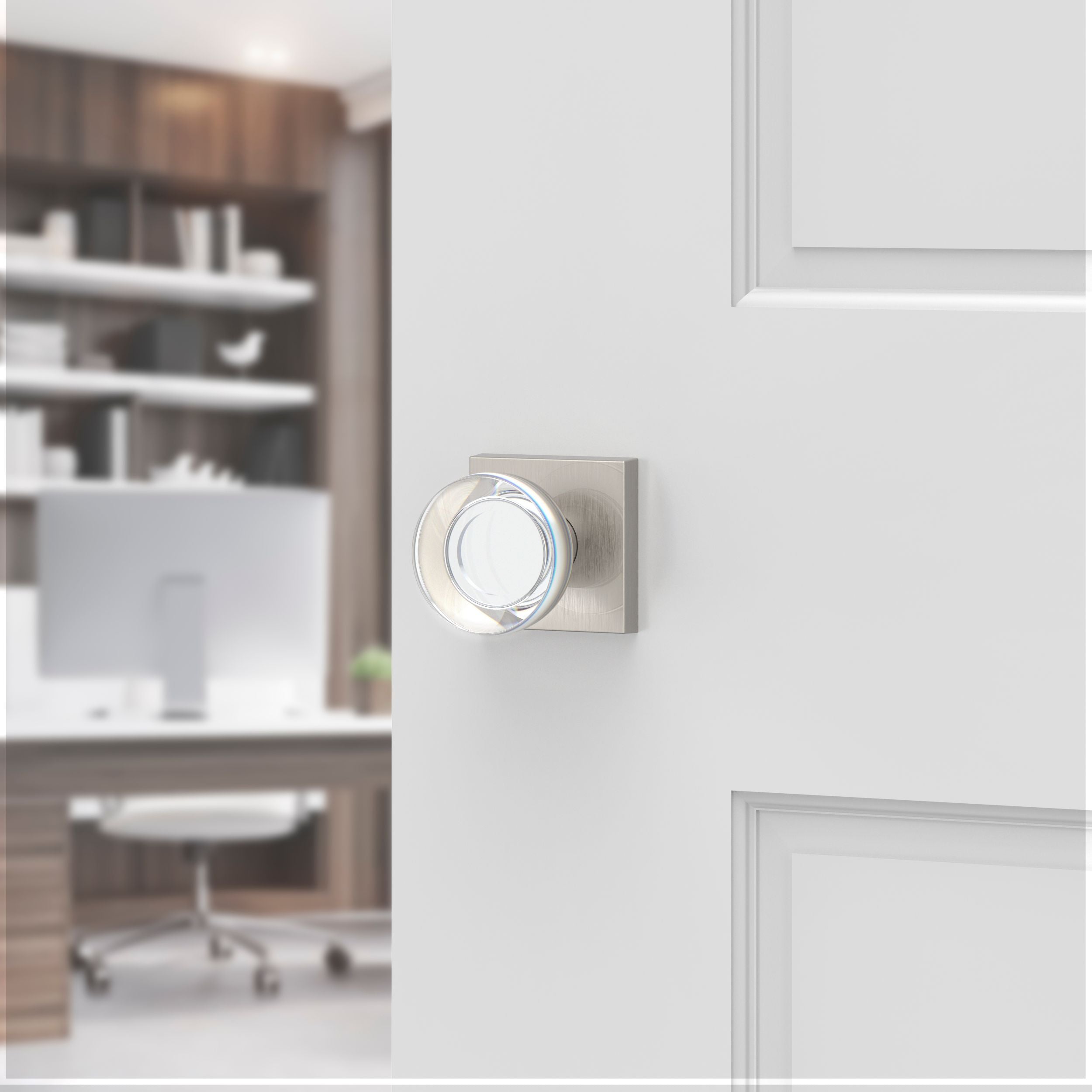 satin nickel door knob