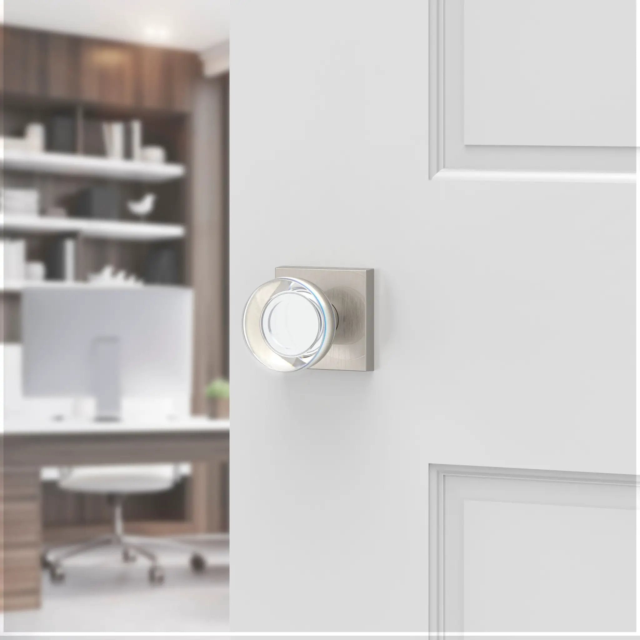 satin nickel door knob