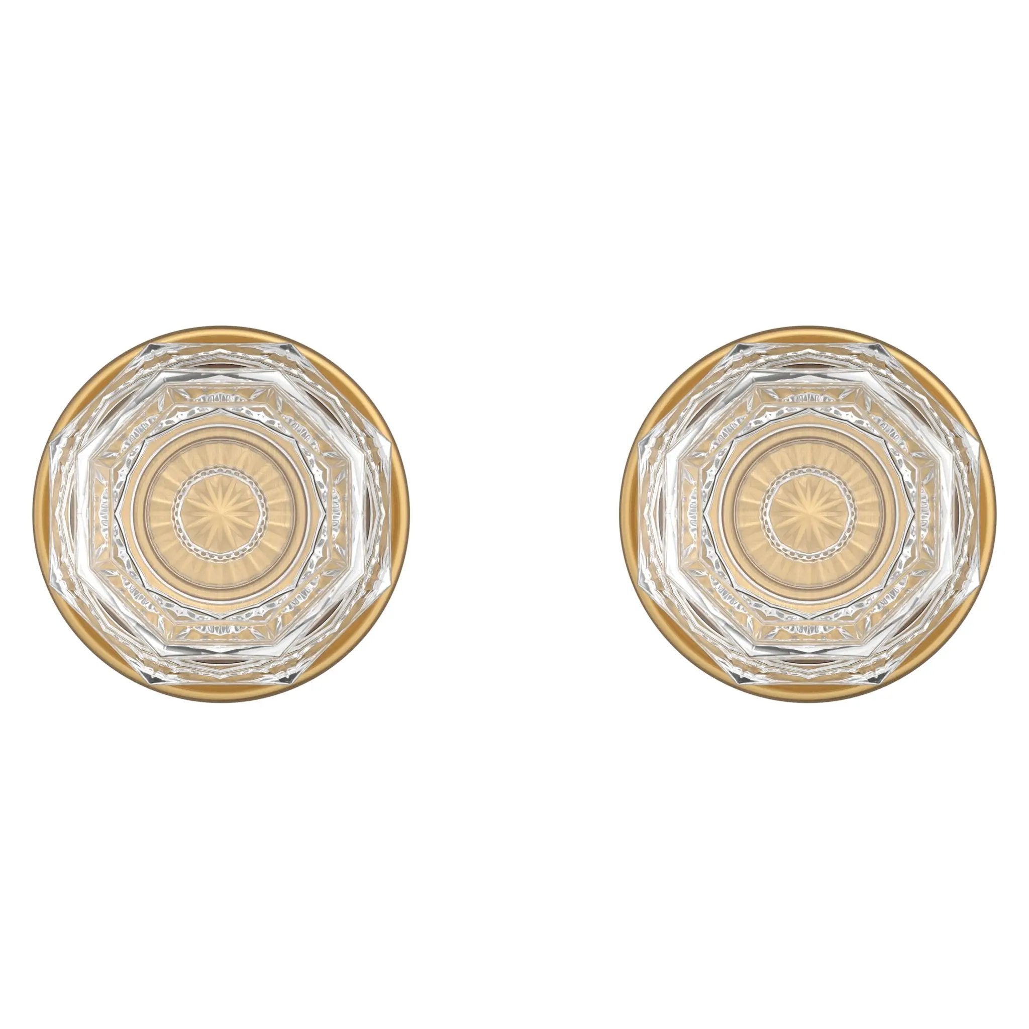 satin brass door knob