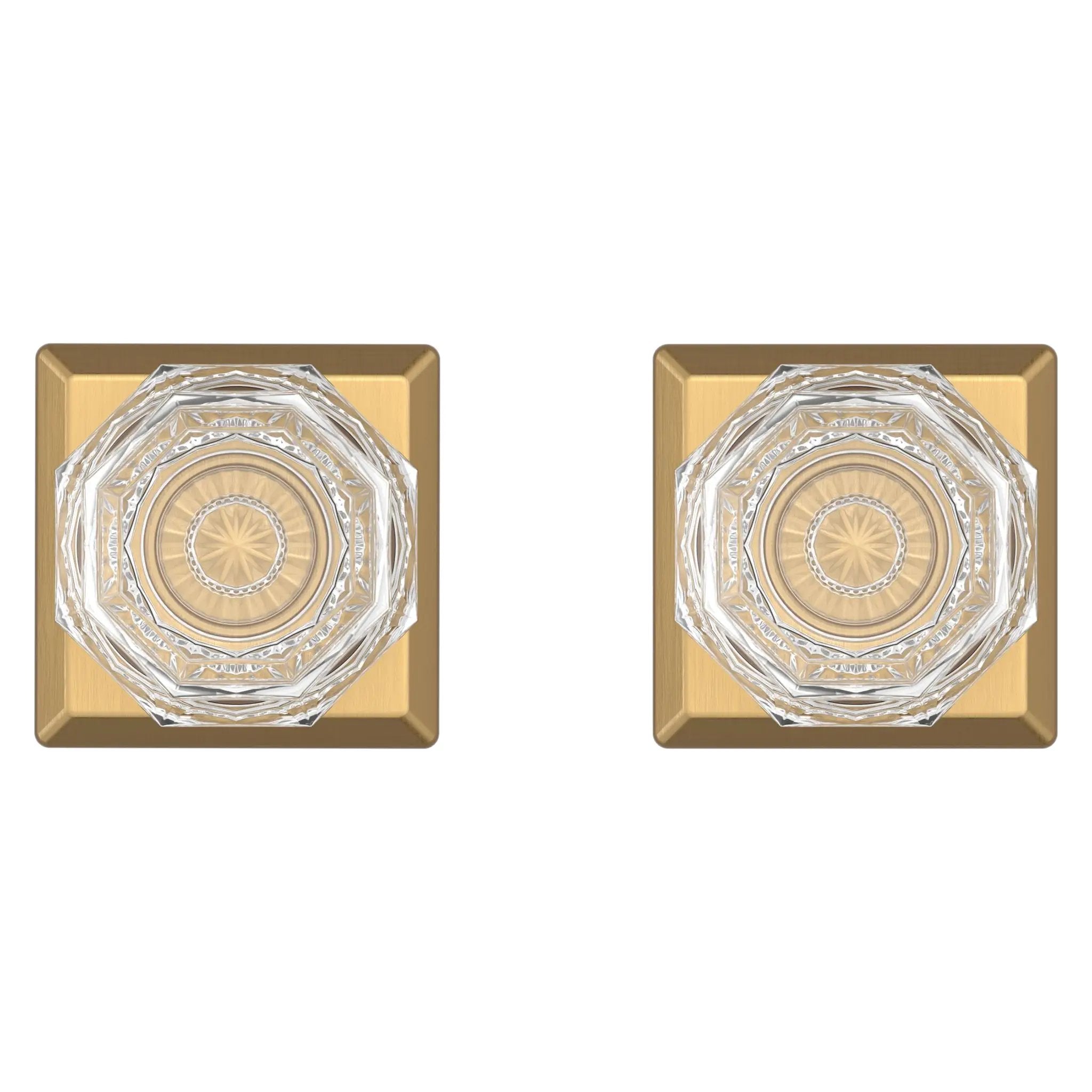 satin brass door knob