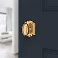 satin brass door knob