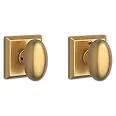 satin brass door knob