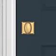satin brass door knob