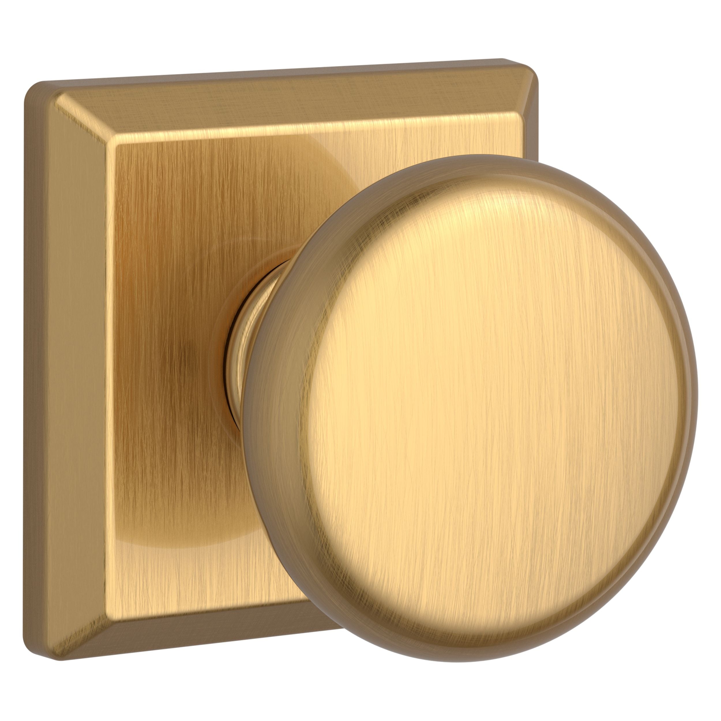 Baldwin Reserve Round Knob and Traditional Square Rose