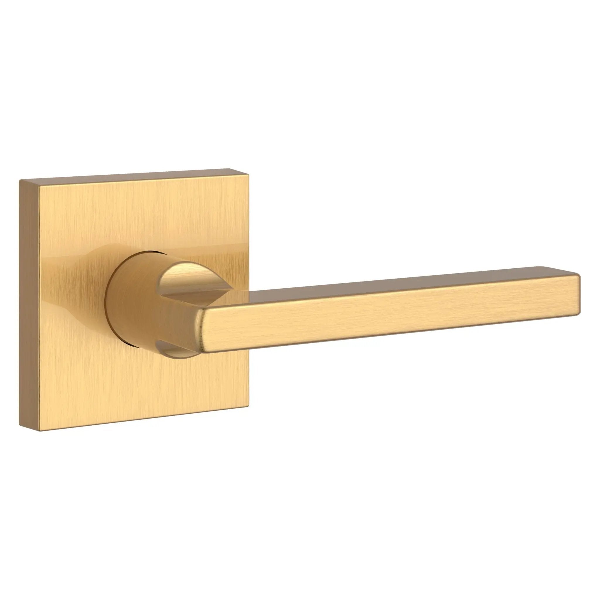 Baldwin Reserve Square Lever and Contemporary Square Rose by Baldwin