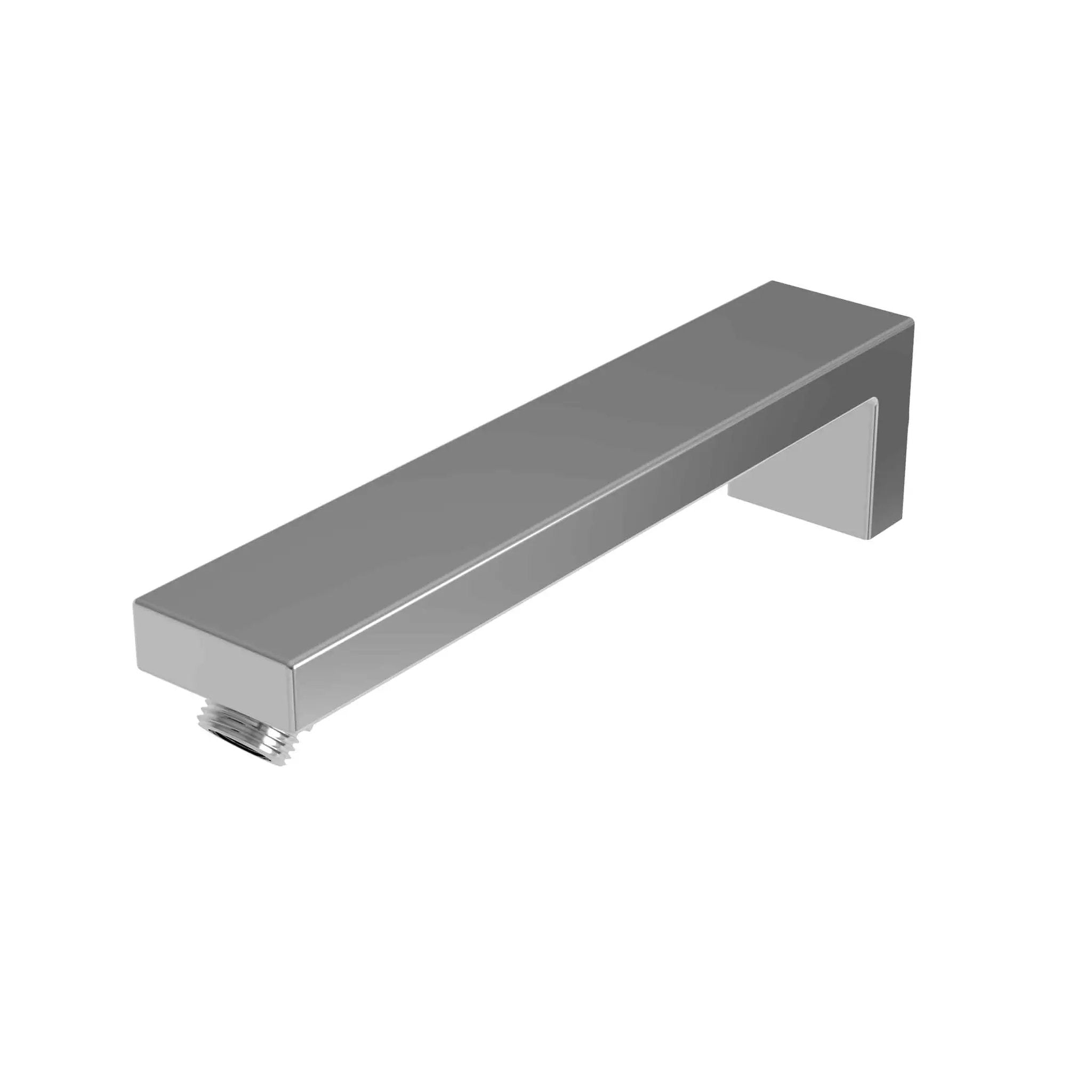 polished chrome shower arm