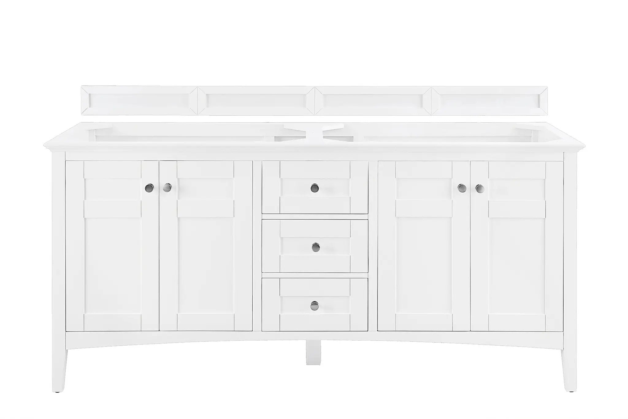 bright white vanity