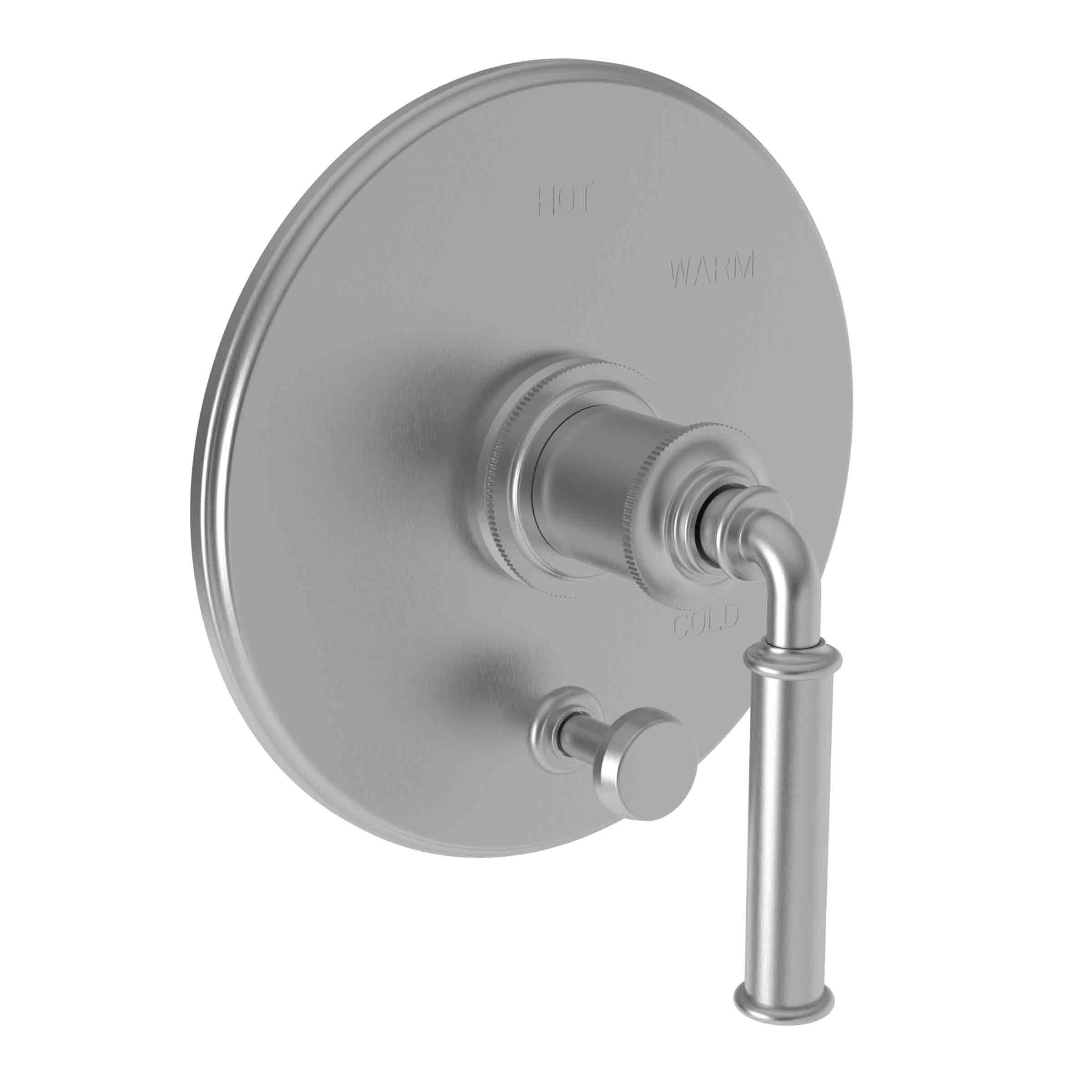 Newport Brass Taft Balanced Pressure Tub & Shower Diverter Plate with Handle. Less Showerhead, arm and flange.