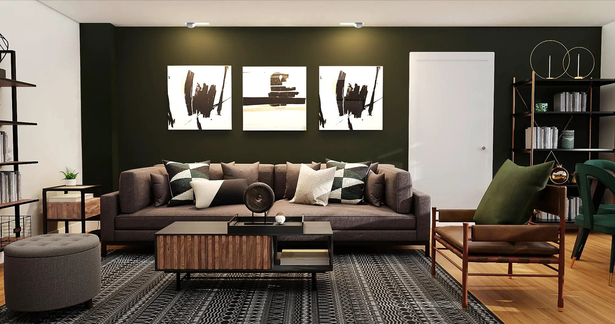 white recessed