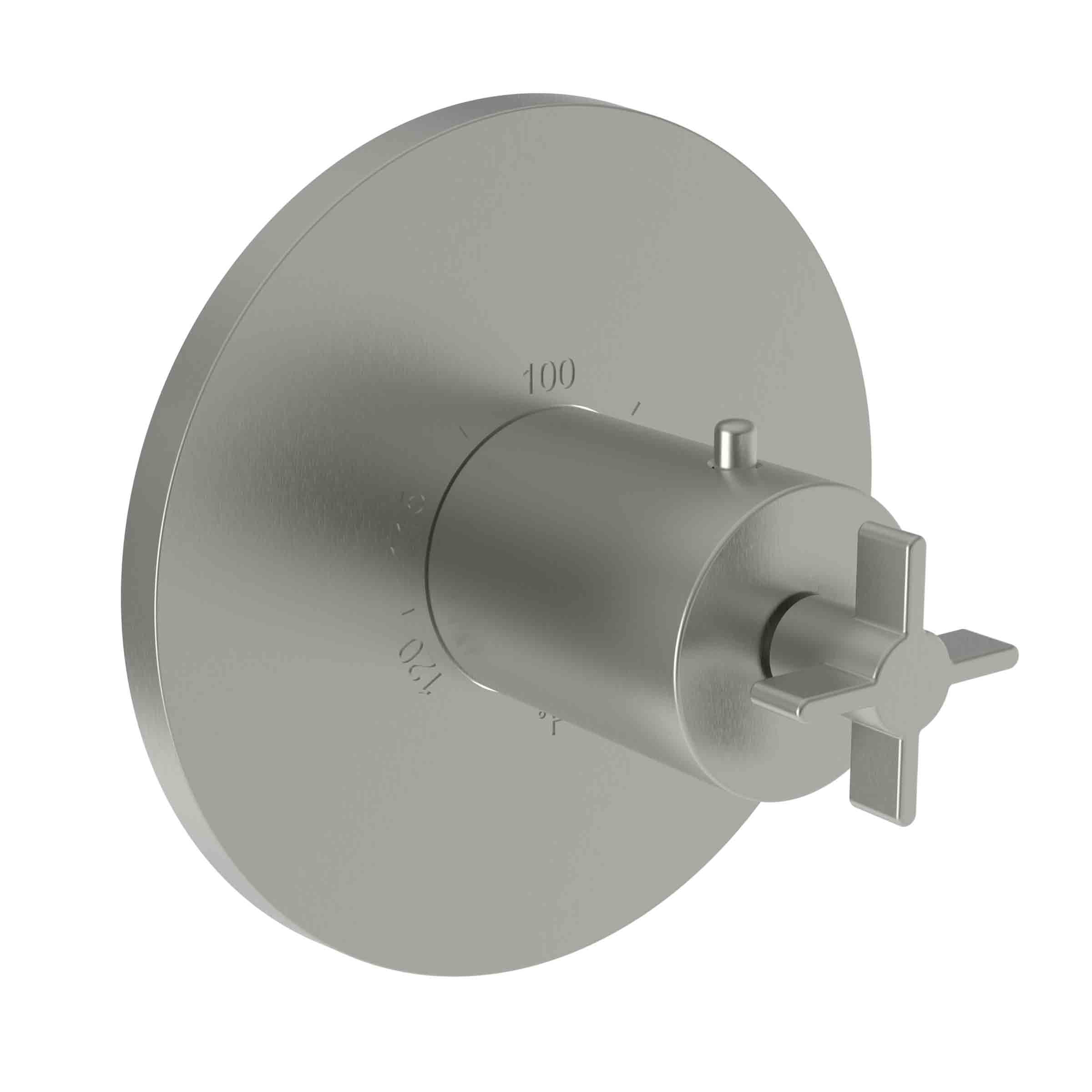 Newport Brass Tolmin 3/4" Round Thermostatic Trim Plate with Handle