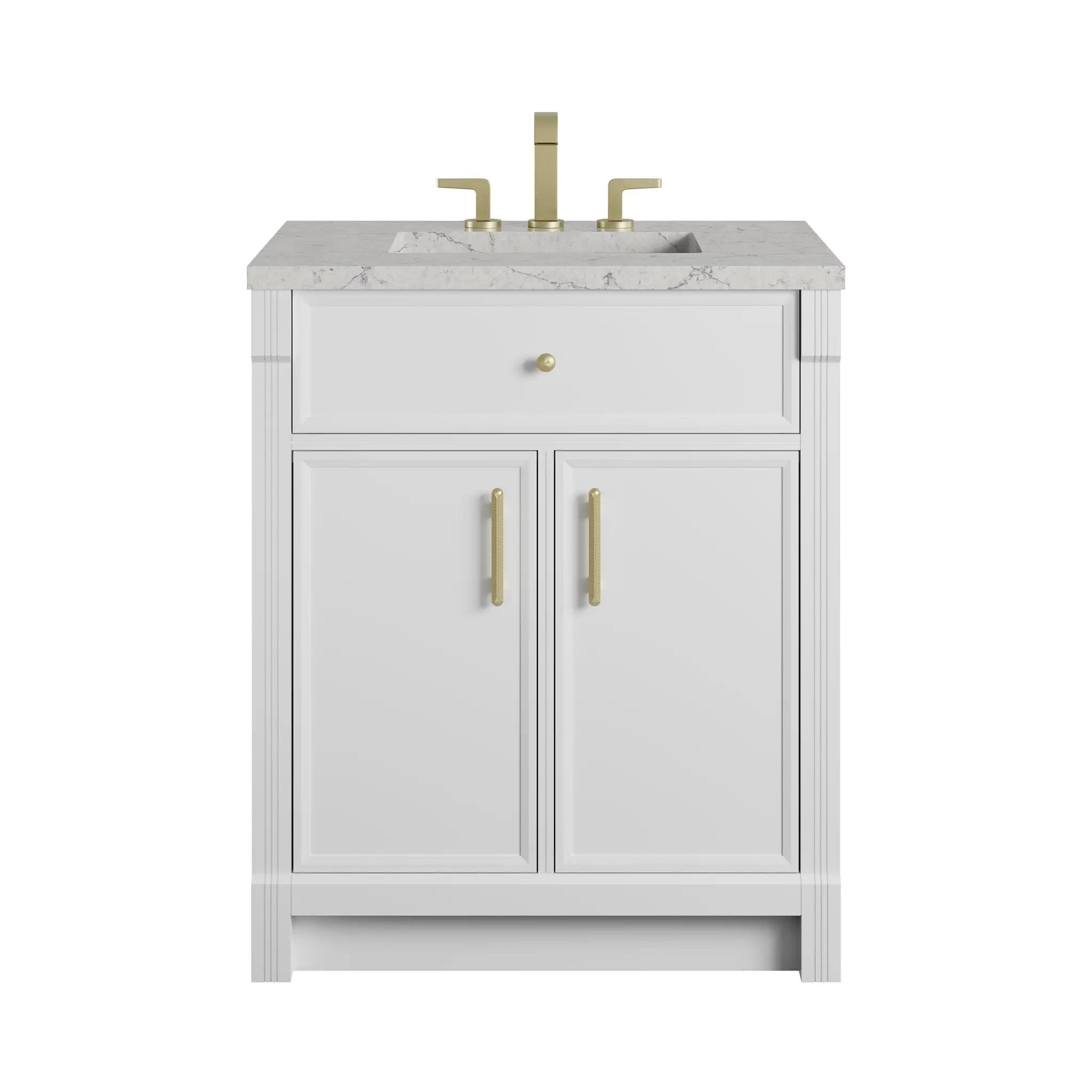 James Martin Bellshire 30" Single Vanity Set - Bright White by James Martin Vanities