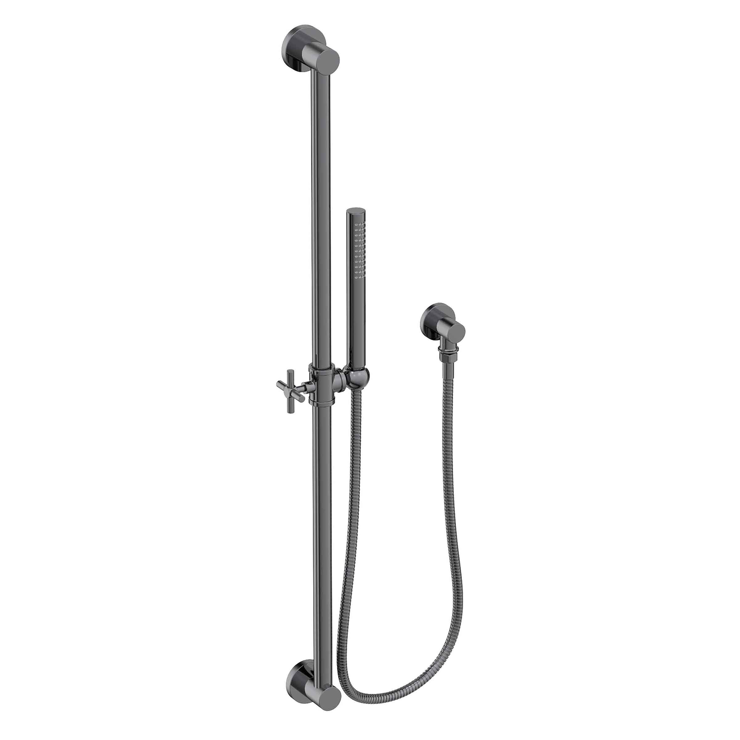 Newport Brass Tub & Shower Slide Bar with Single Function Hand Shower Set