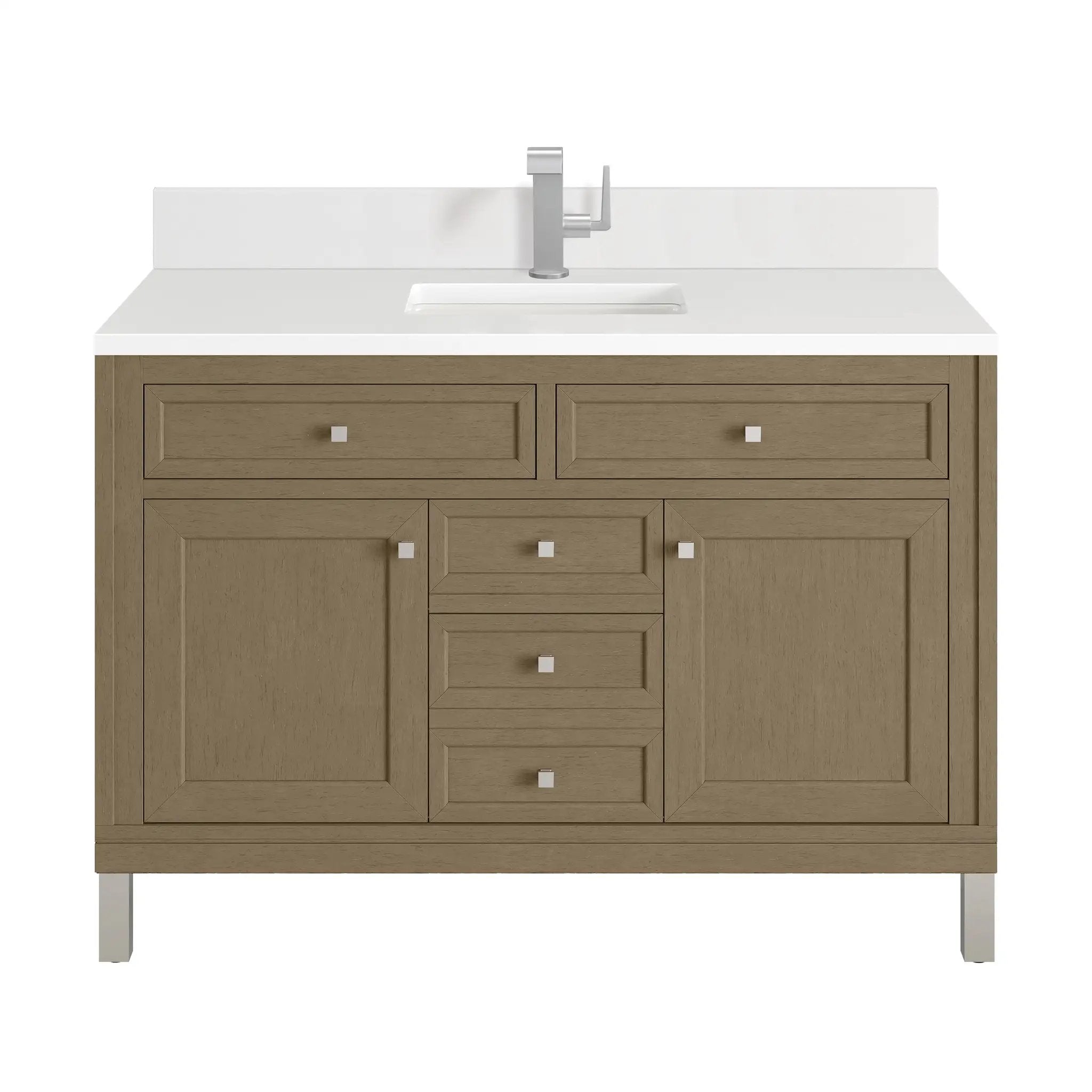 James Martin Chicago 48" Single Vanity Set - Walnut Whisper by James Martin Vanities