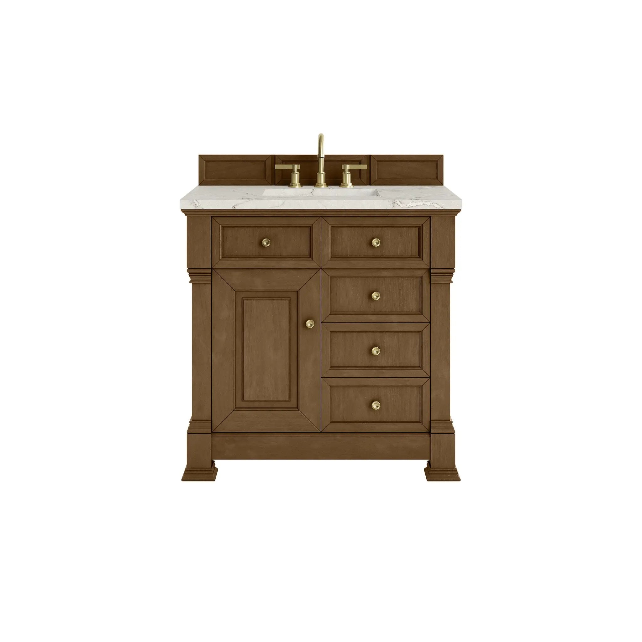 James Martin Brookfield 36" Single Vanity Set - Honey Oak by James Martin Vanities