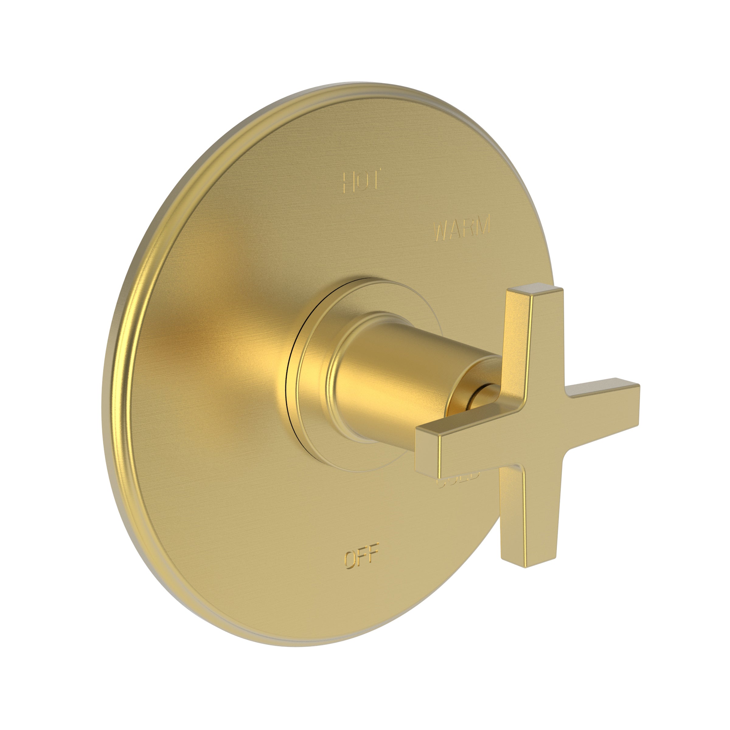 Newport Brass Dorrance Balanced Pressure Shower Trim Plate with Handle. Less showerhead, arm and flange.