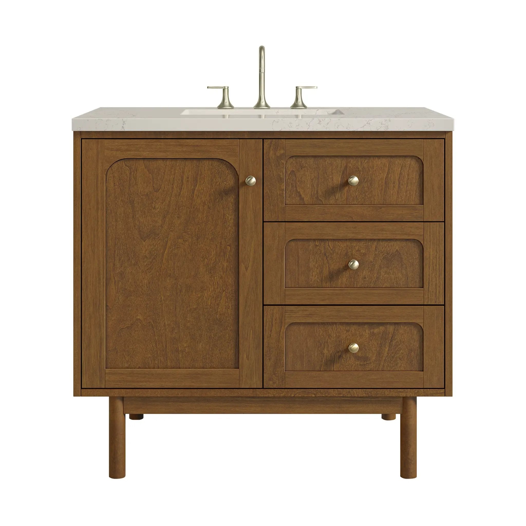 James Martin Laurent 36" Single Vanity Set - Honey Oak by James Martin Vanities