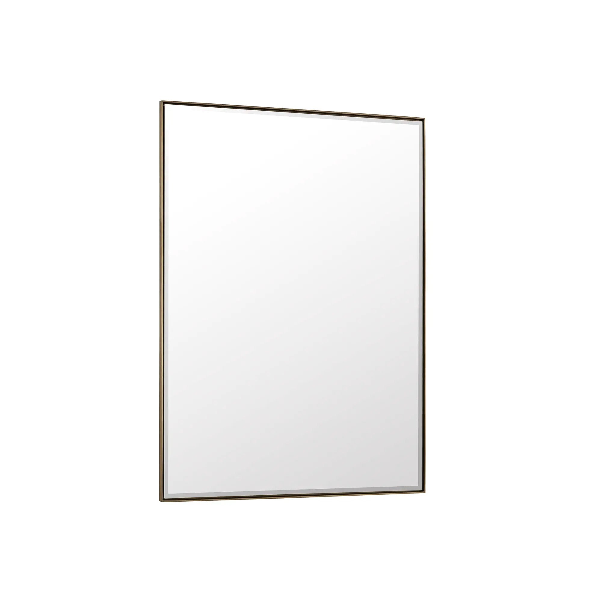 champagne brass mirror