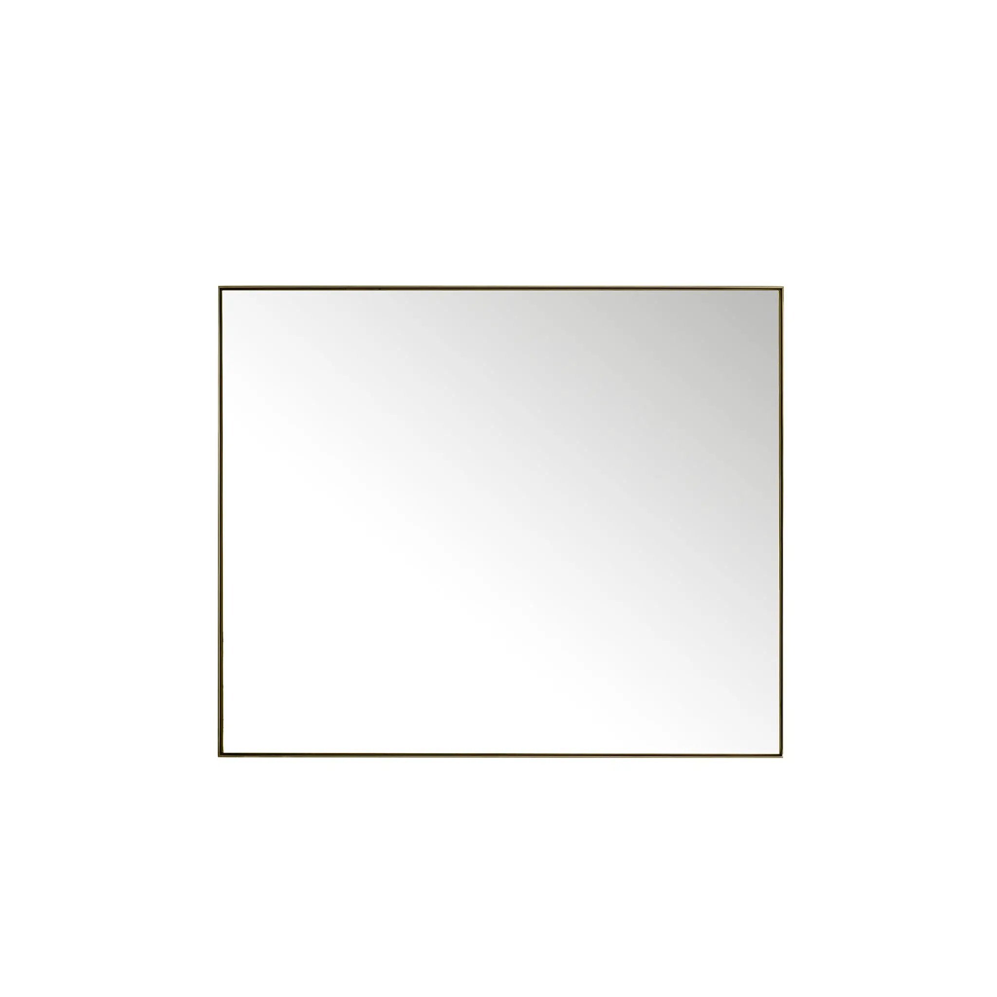 champagne brass mirror