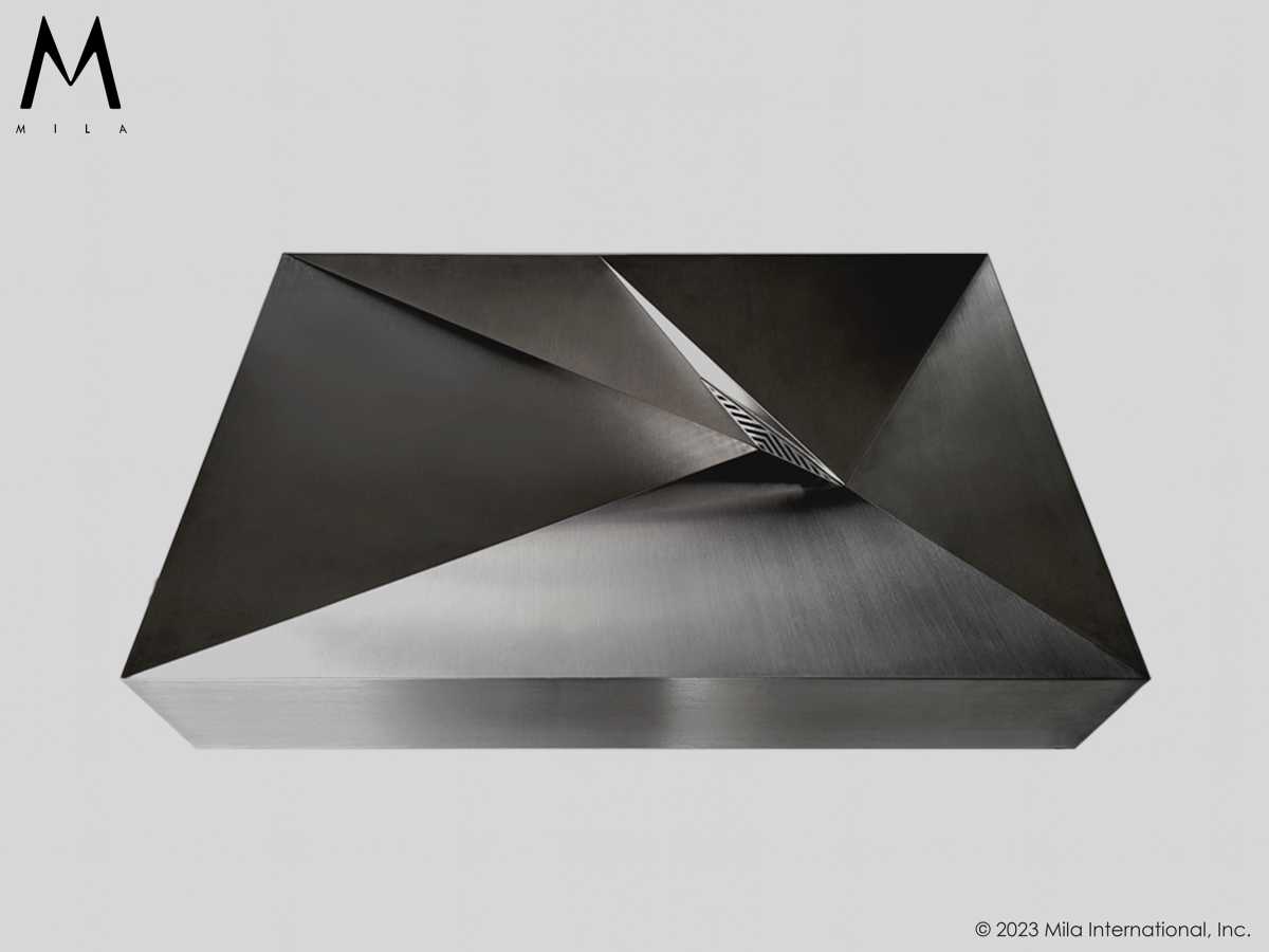 MILA Starburst Bathroom Top-Mount 22.25 x 15.25 Bathroom Sink