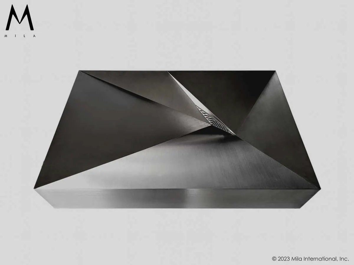 MILA Starburst Bathroom Top-Mount 22.25 x 15.25 Bathroom Sink by Mila International