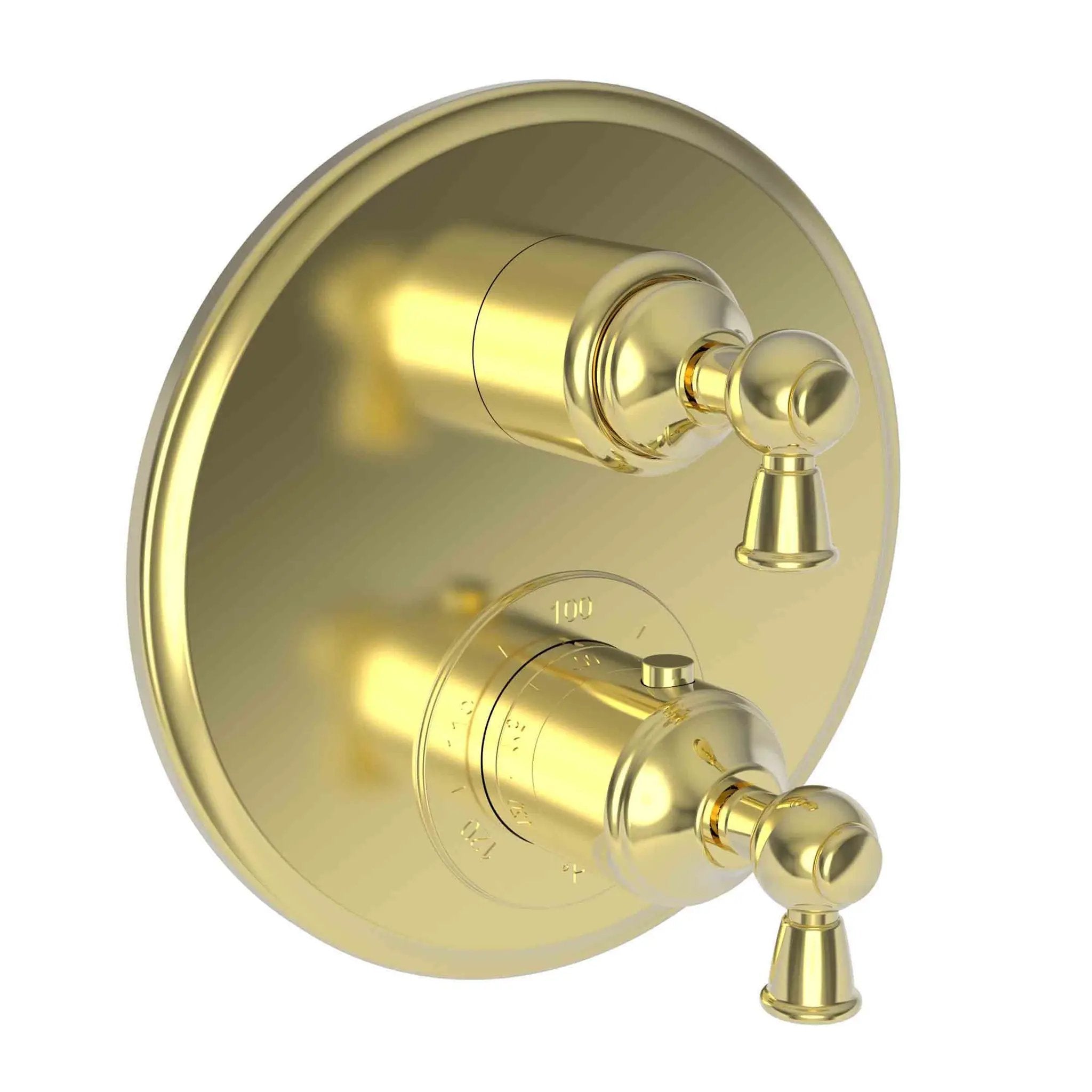 Newport Brass Aylesbury 1/2" Round Thermostatic Trim Plate with Handle by Newport Brass