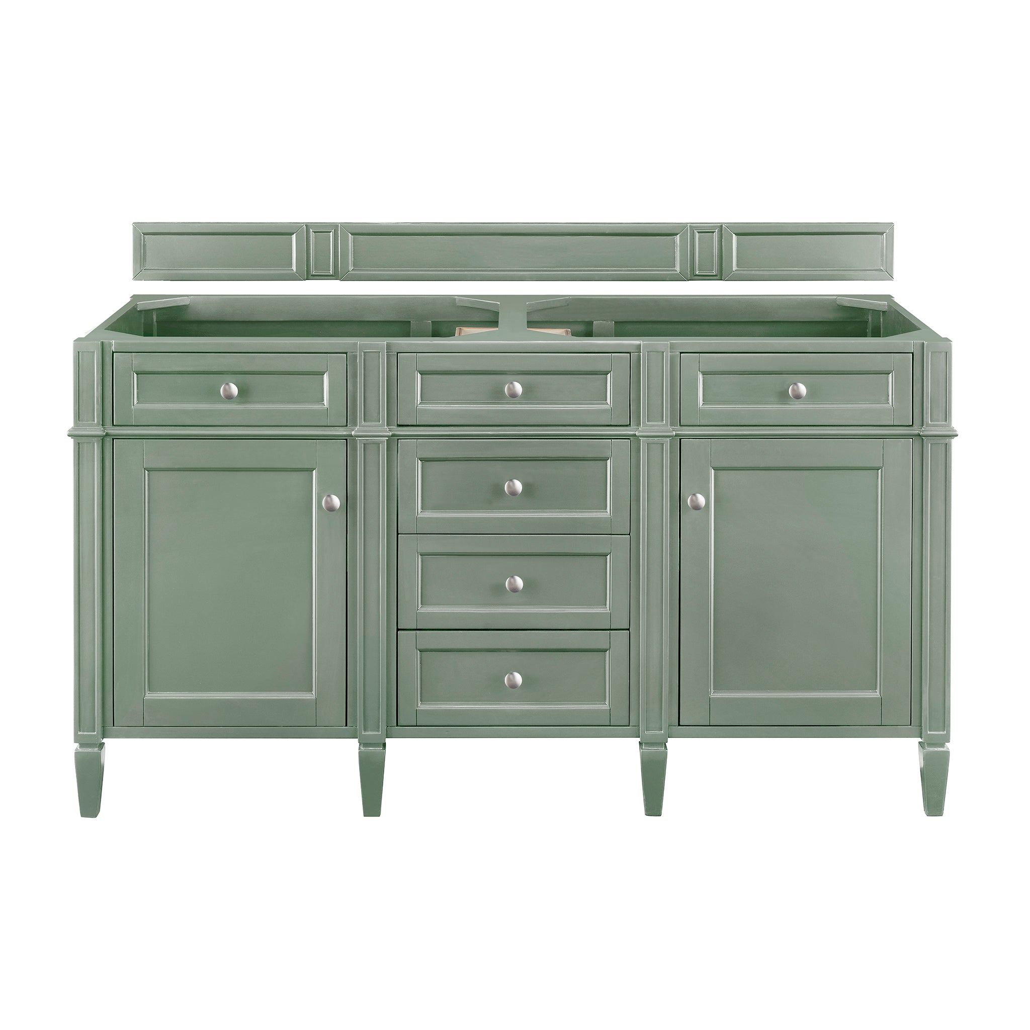 James Martin Vanities Brittany 60" Double Vanity - Smokey Celadon