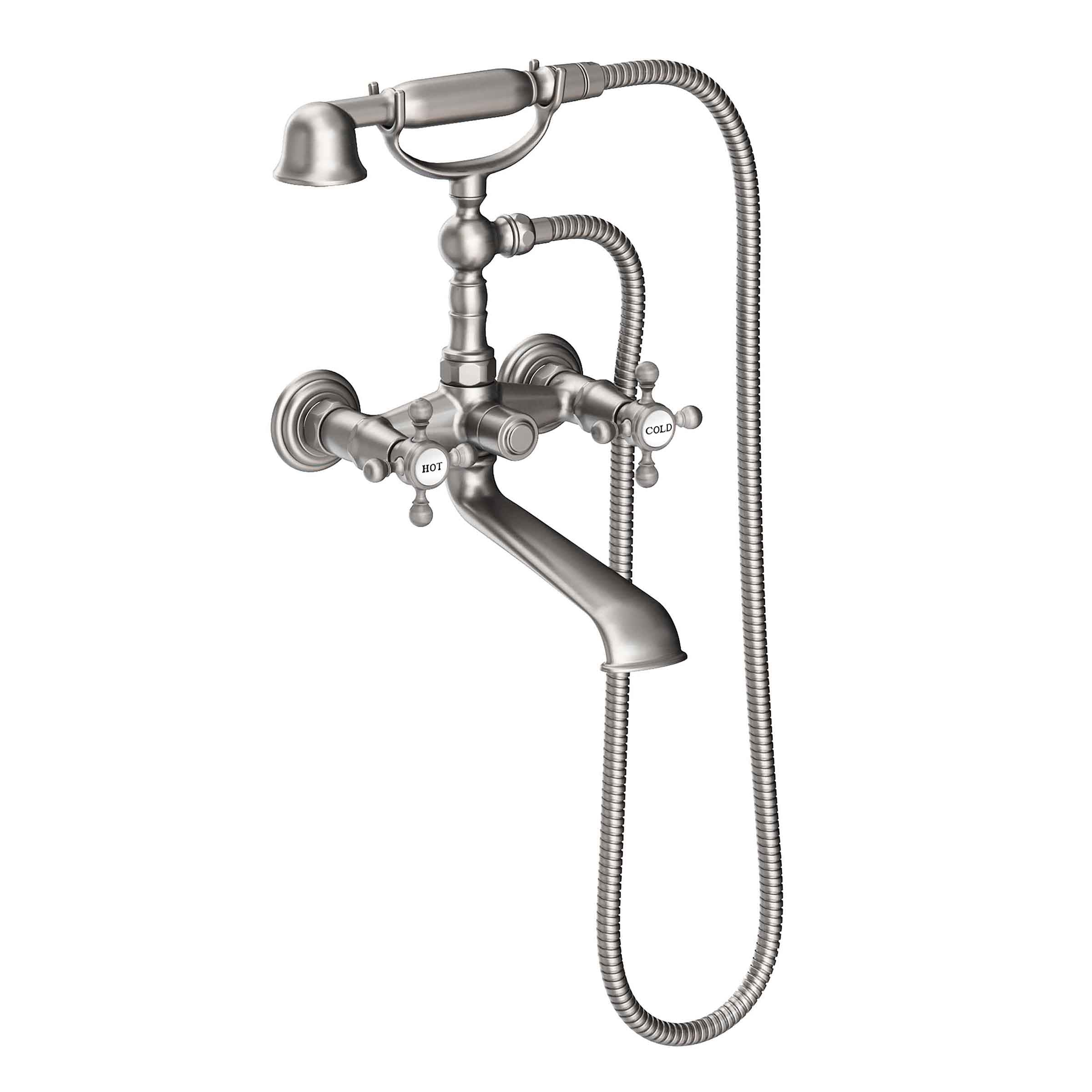 Newport Brass Chesterfield Exposed Tub & Hand Shower Set - Wall Mount