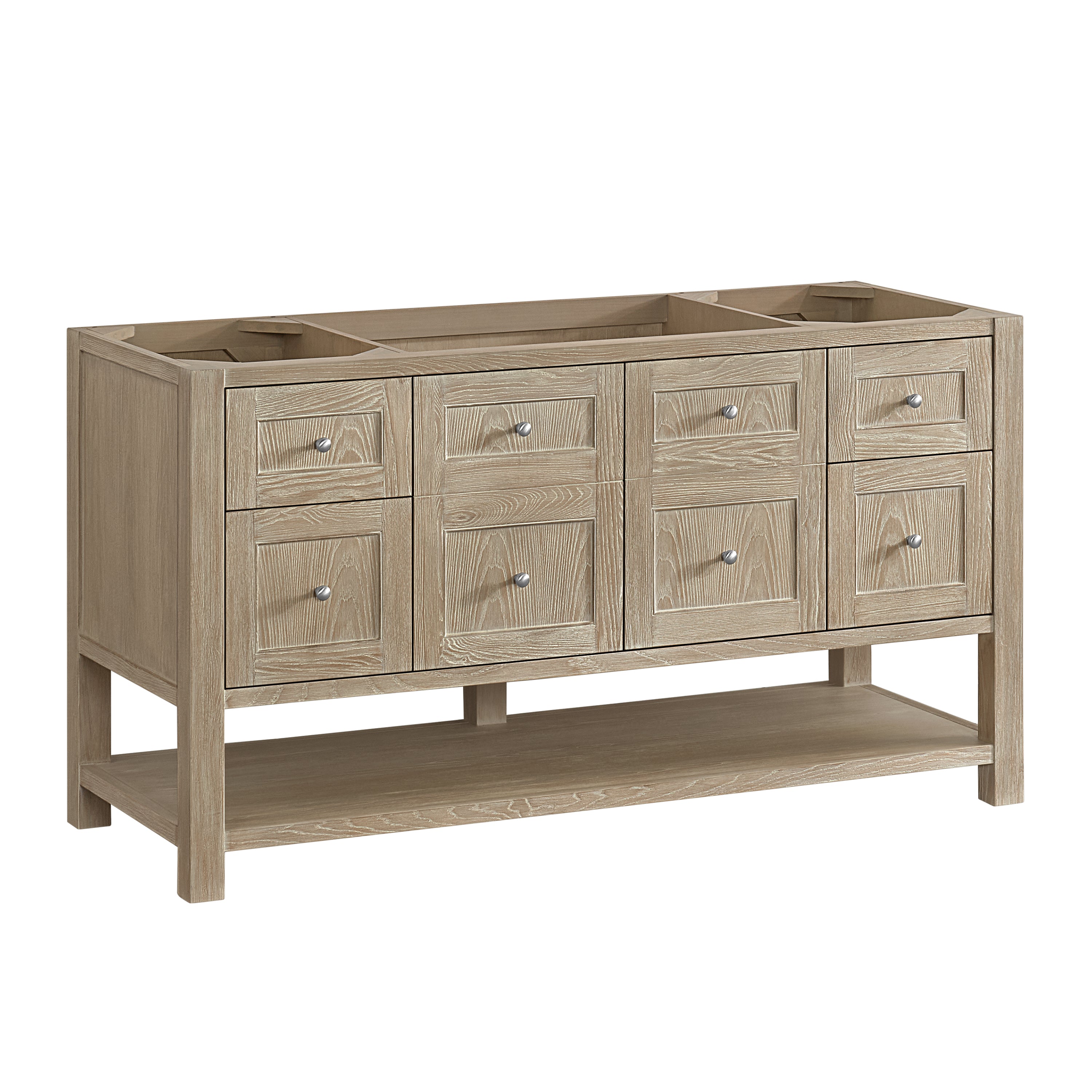 James Martin Vanities Breckenridge 60" Single Vanity - Whitewashed Oak