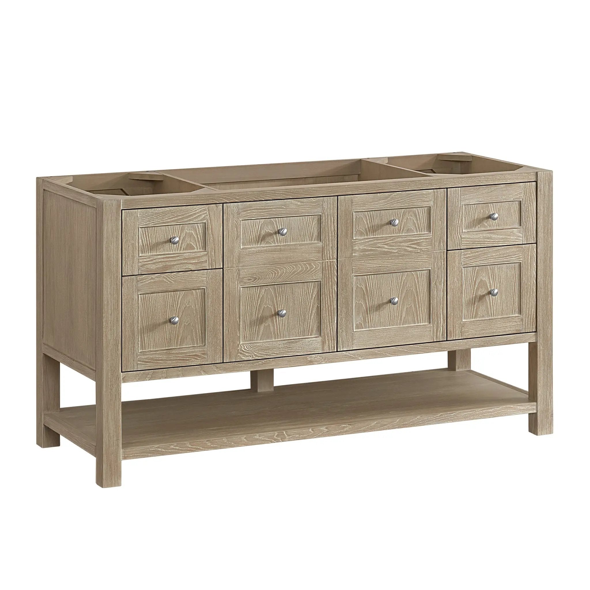 whitewashed oak vanity