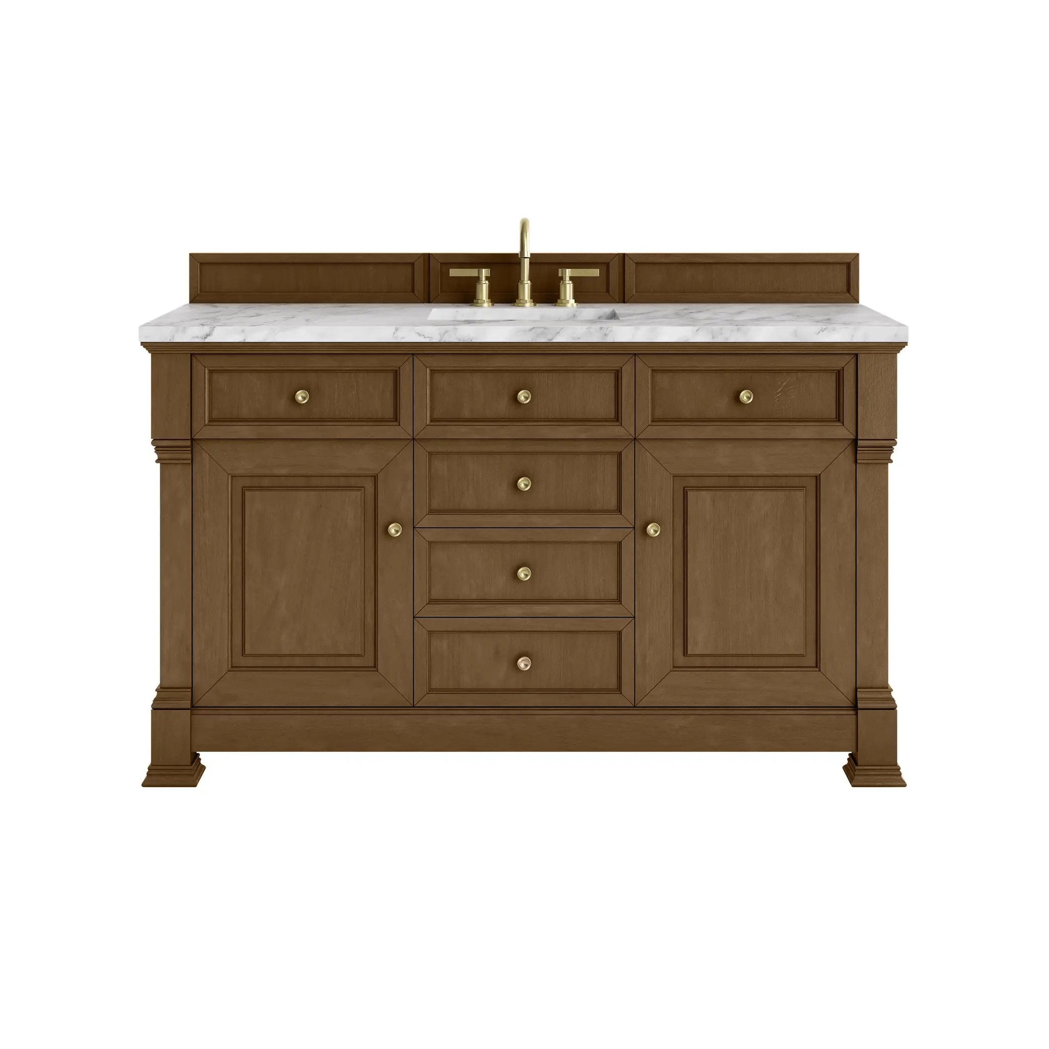 James Martin Brookfield 60" Single Vanity Set - Honey Oak by James Martin Vanities