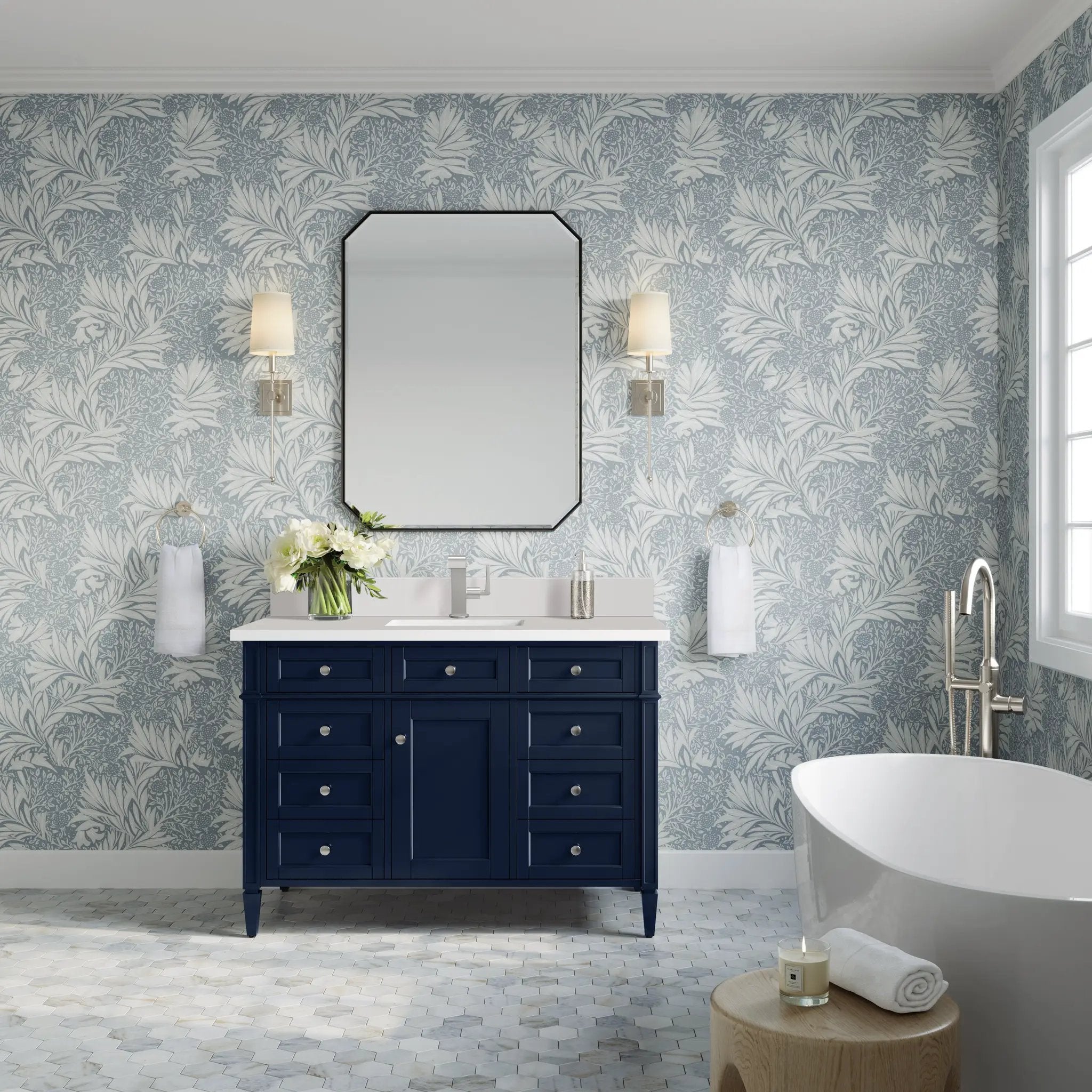 victory blue vanity
