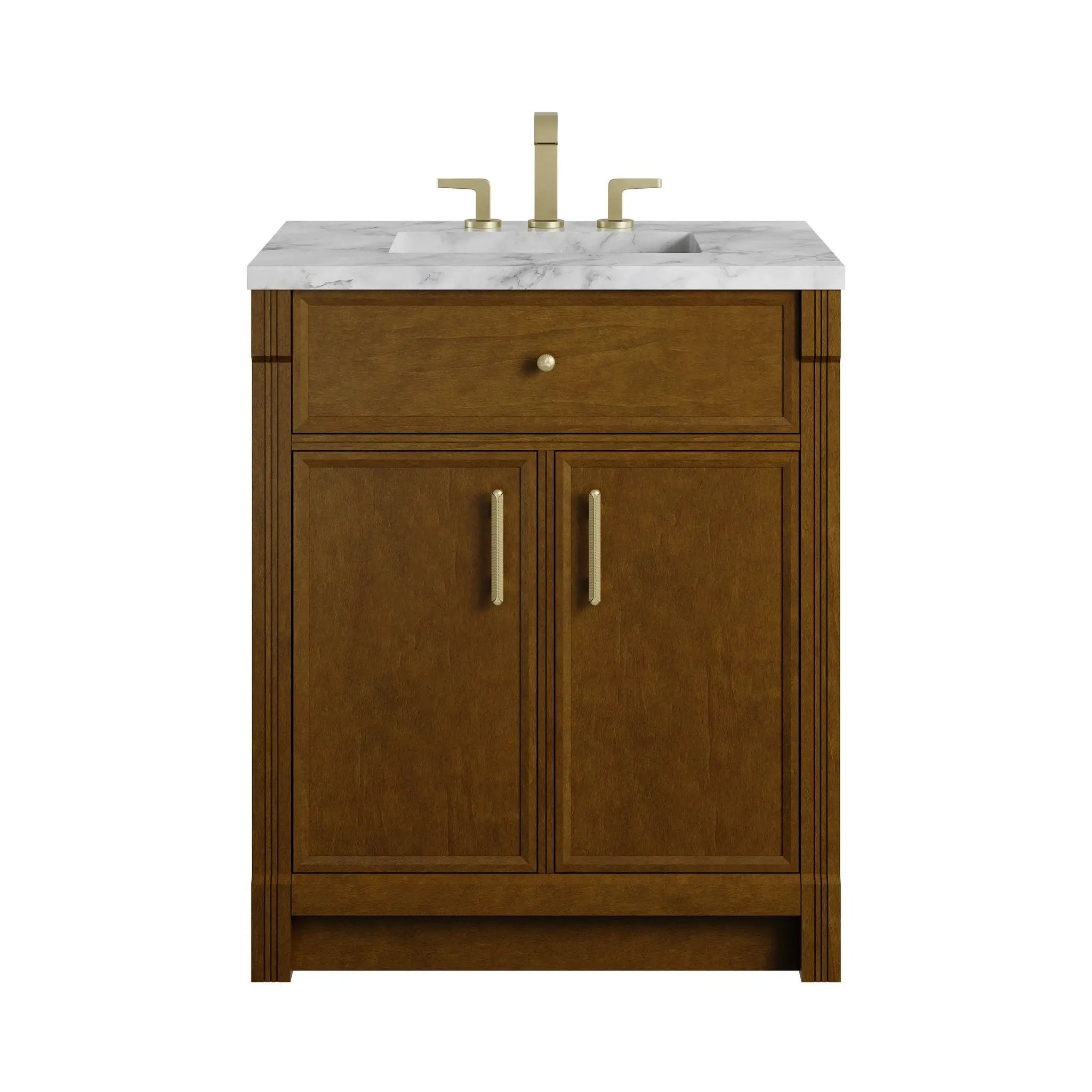 James Martin Bellshire 30" Single Vanity Set - Honey Oak by James Martin Vanities
