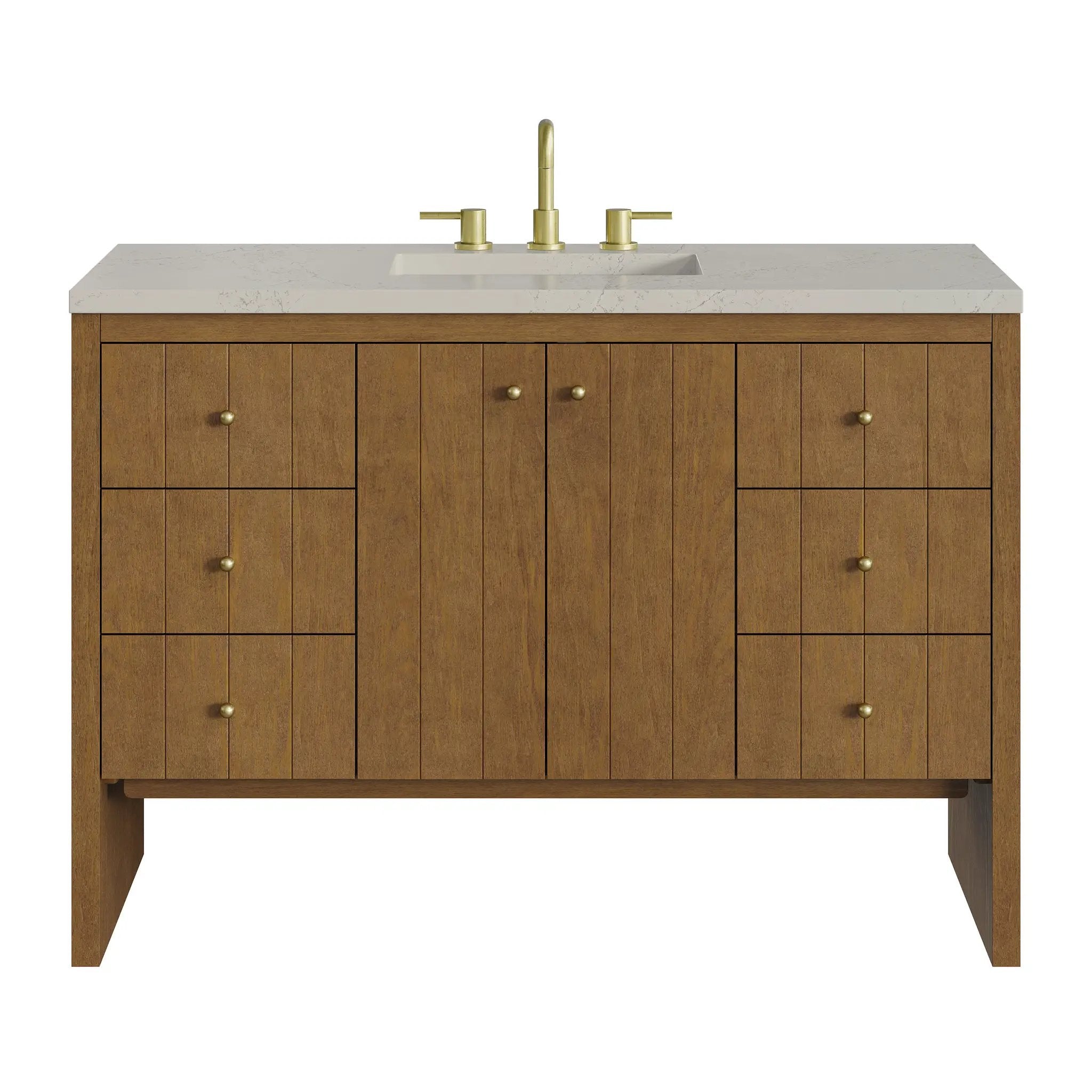 James Martin Hudson 48" Single Vanity Set - Honey Oak by James Martin Vanities